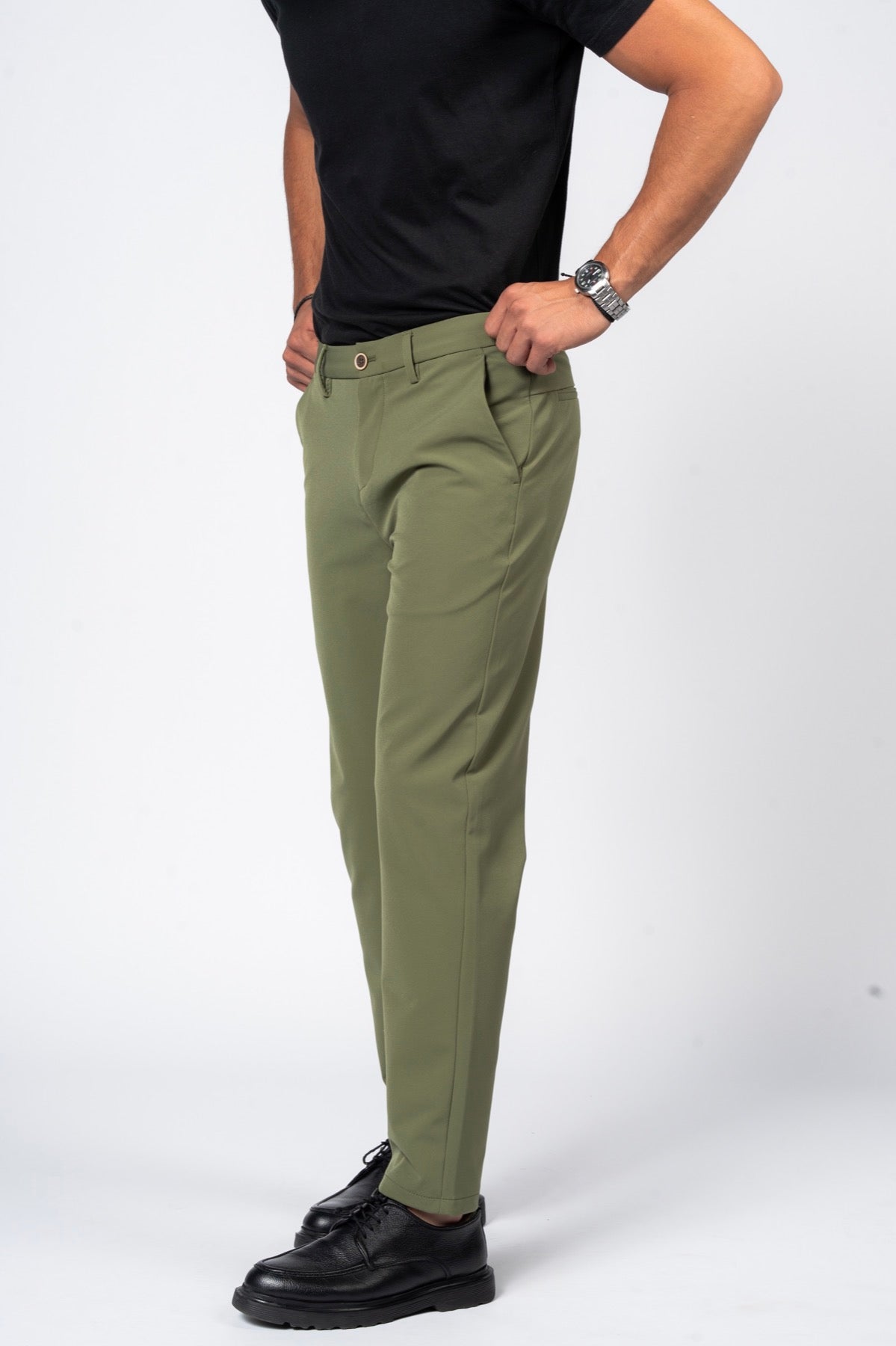 بنطلون تِكنيكال عملي ومريح من JEANSPRO - لون أخضر