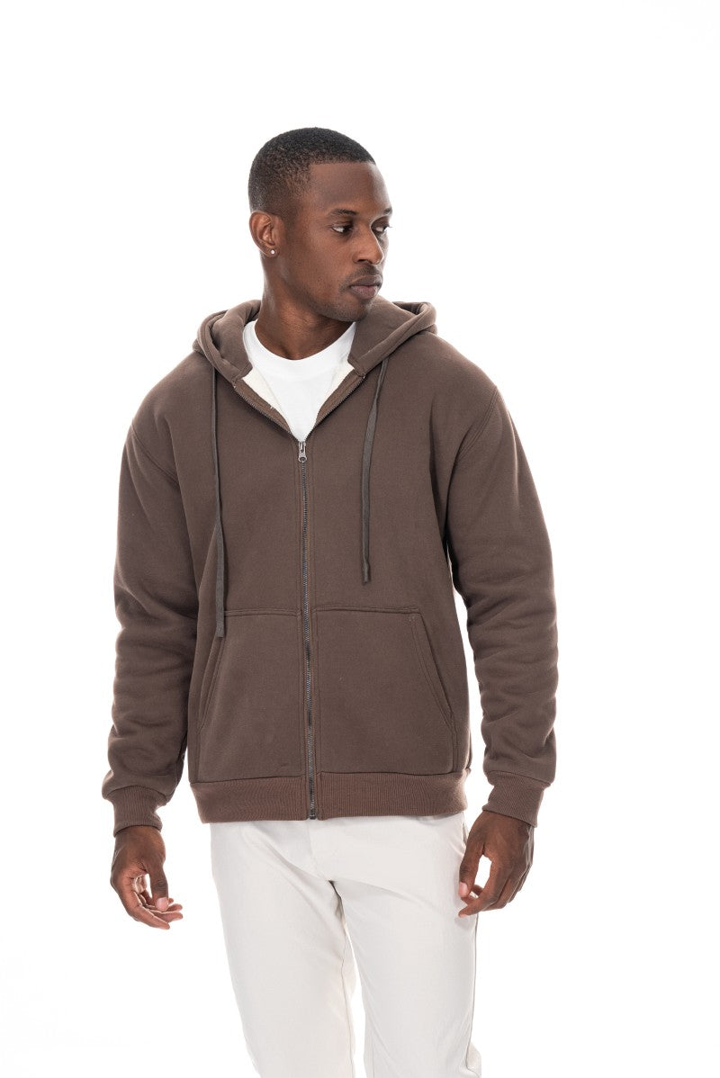 هودي قطني أساسي بسحاب - بني