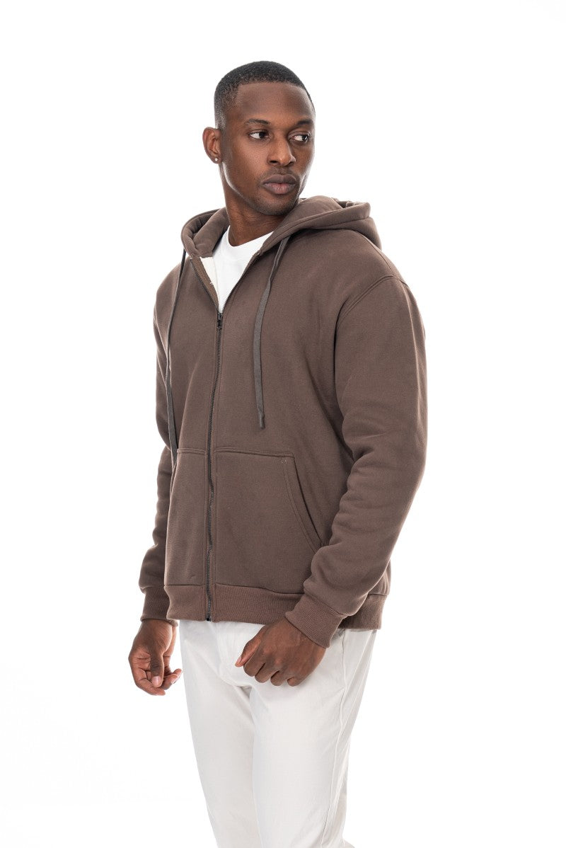 هودي قطني أساسي بسحاب - بني