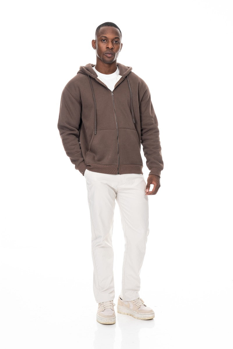 هودي قطني أساسي بسحاب - بني