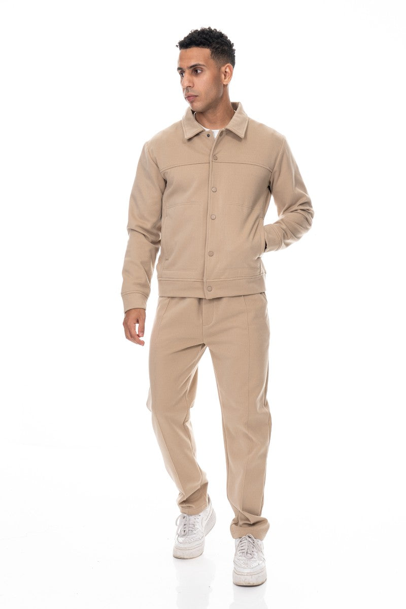 طقم تدريب أساسي للرجال - بيج