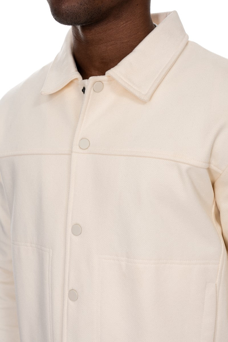 طقم تدريب أساسي للرجال - أبيض