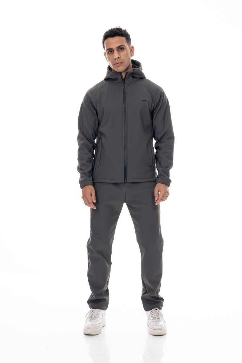 طقم تدريب أساسي للرجال - رمادي