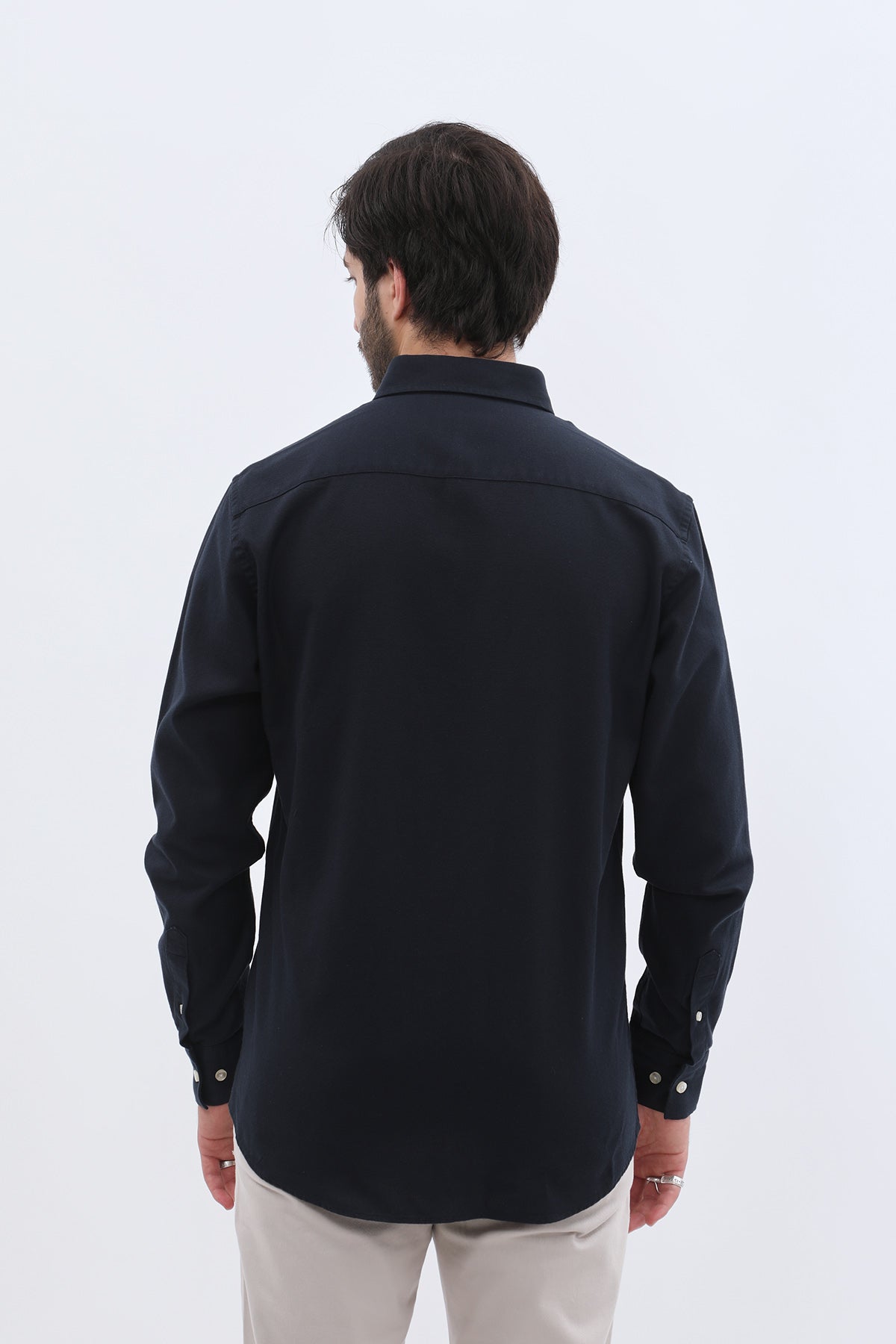 SHIRTSPRO Basket Regular Fit Shirt - Button-Down Collar - Navy