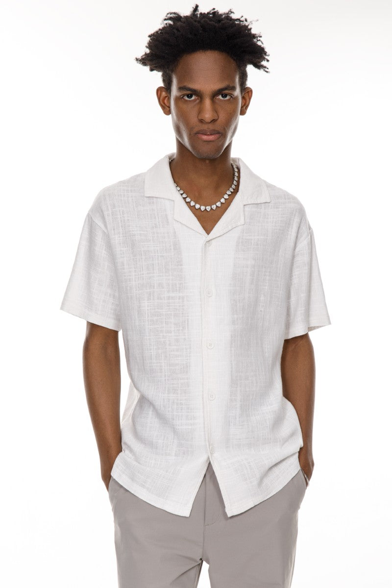 قميص DNM UNITED باللون الأبيض العاجي