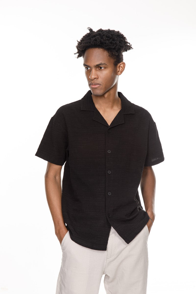 قميص DNM UNITED أسود - 100% قطن