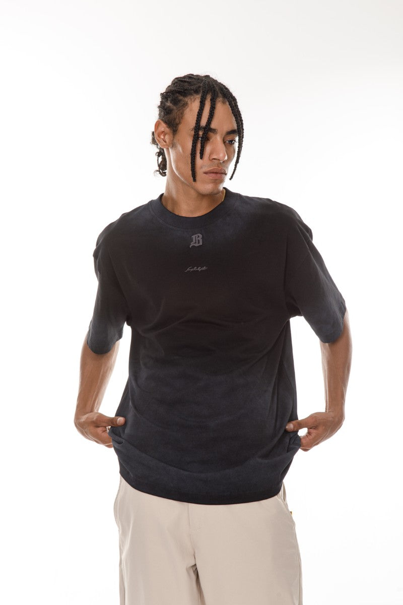 DNM UNITED Black T-Shirt – 100% Cotton - oversized