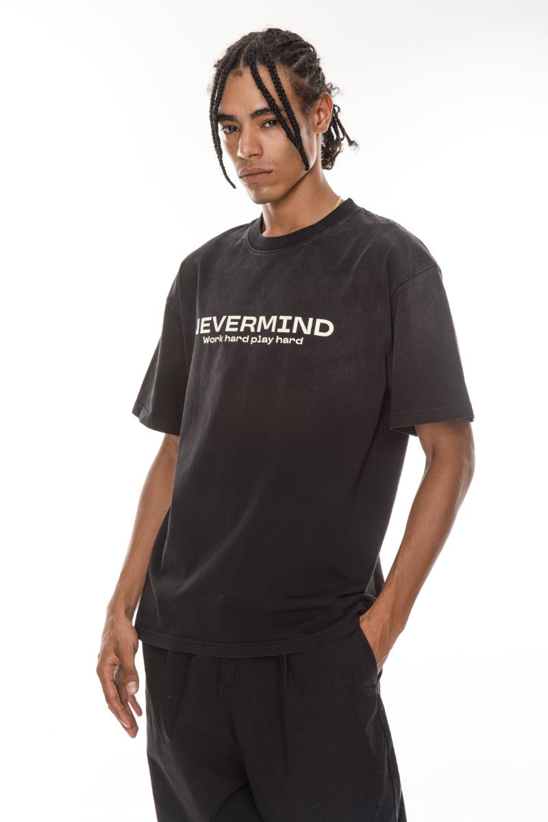 DNM UNITED Black T-Shirt – 100% Cotton - oversized