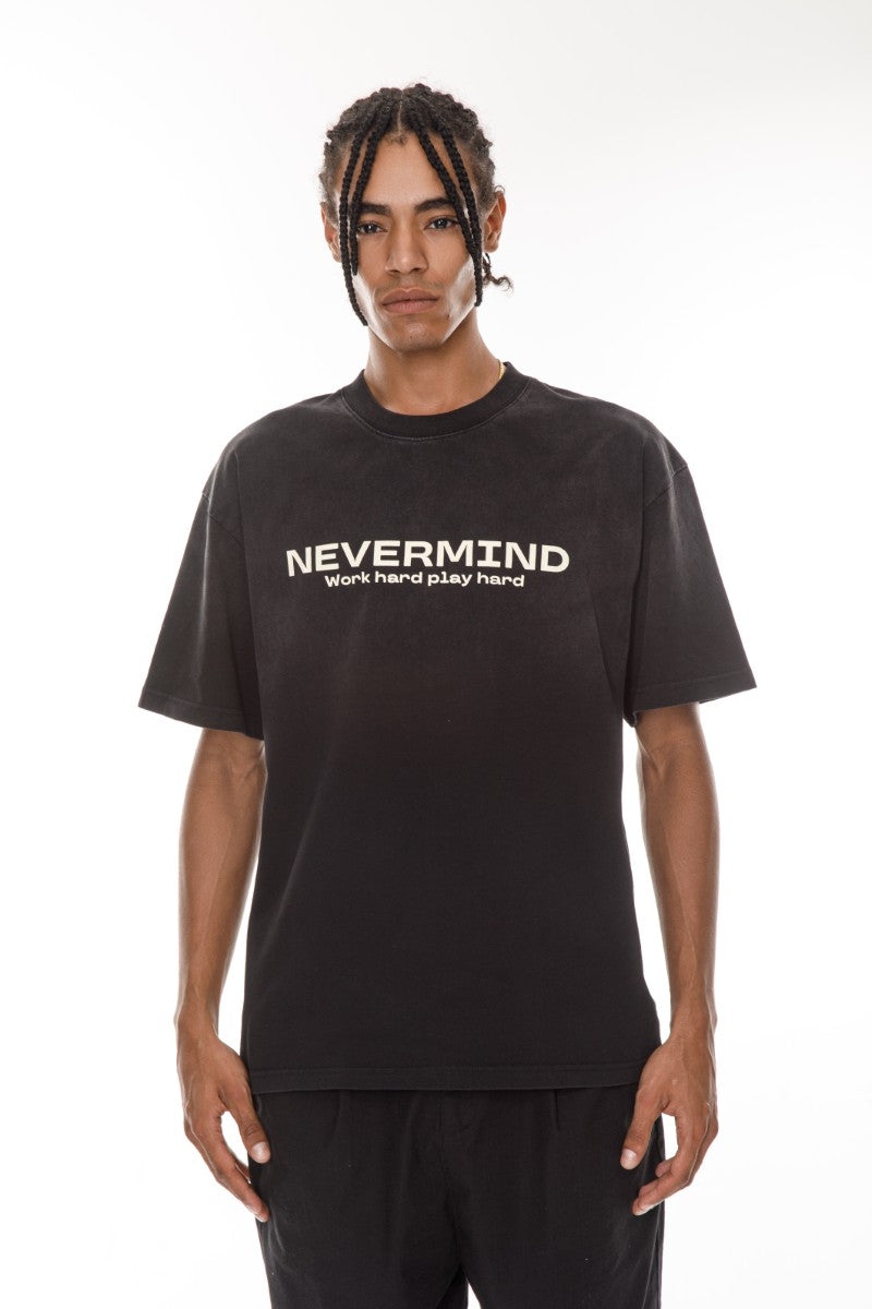 DNM UNITED Black T-Shirt – 100% Cotton - oversized