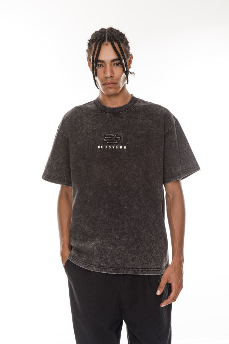 DNM UNITED Black T-Shirt – 100% Cotton - oversized