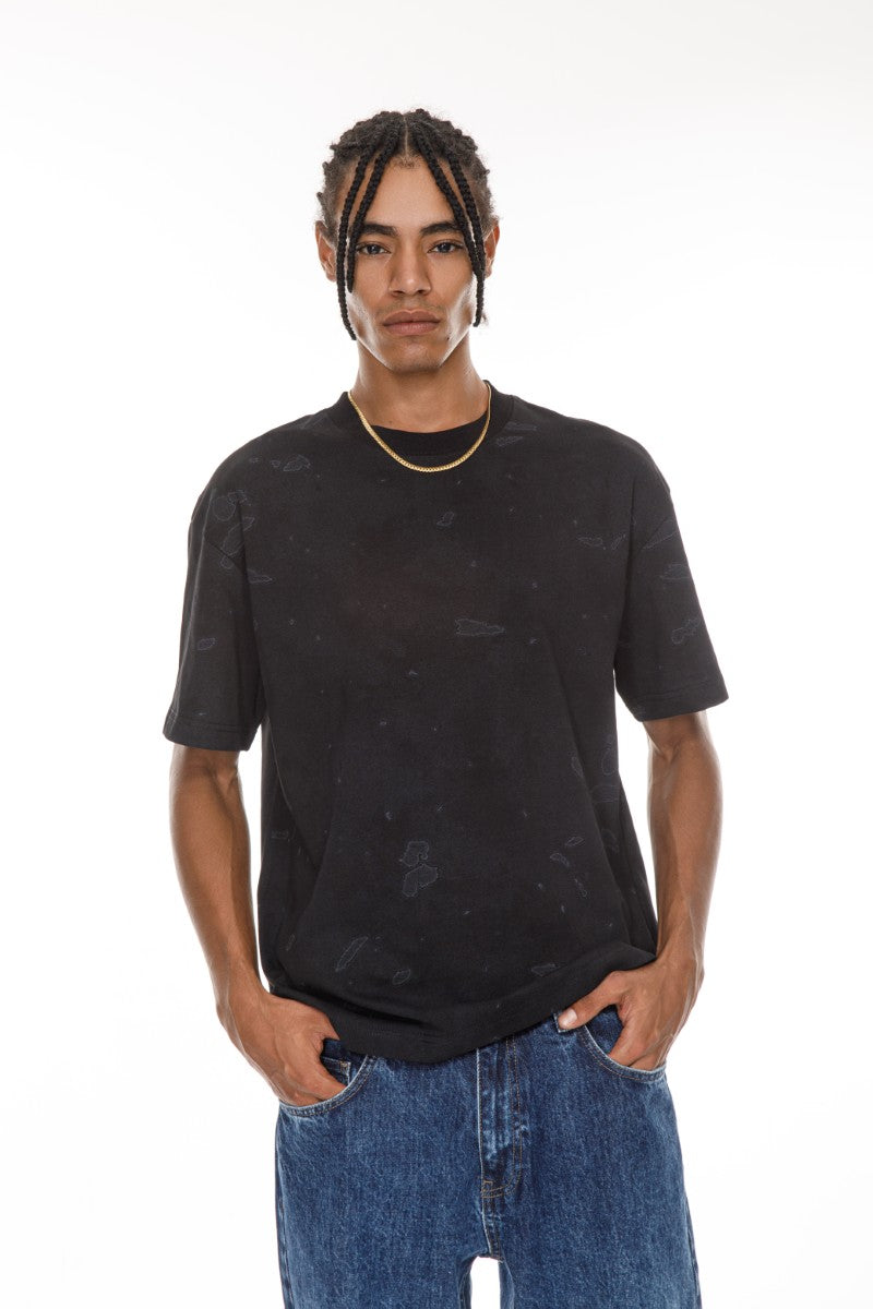 DNM UNITED Black T-Shirt - oversized