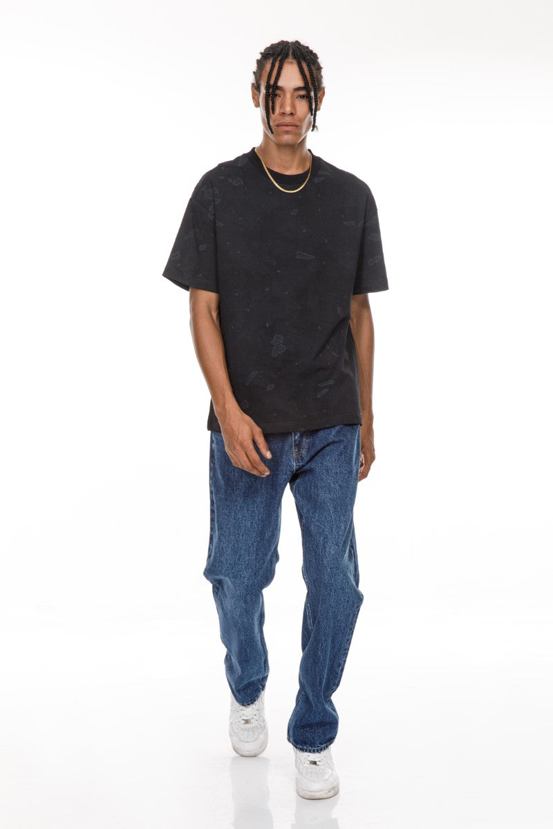 DNM UNITED Black T-Shirt - oversized