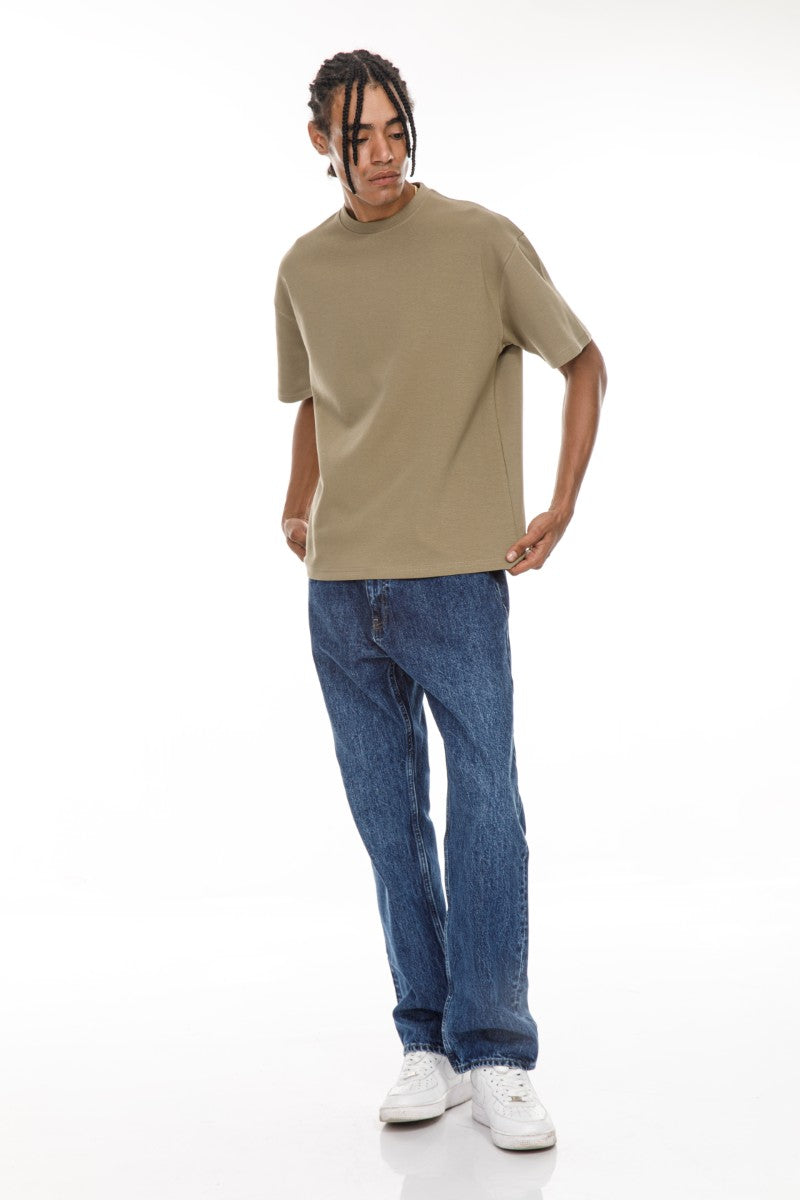 DNM UNITED Army Green T-Shirt - oversized
