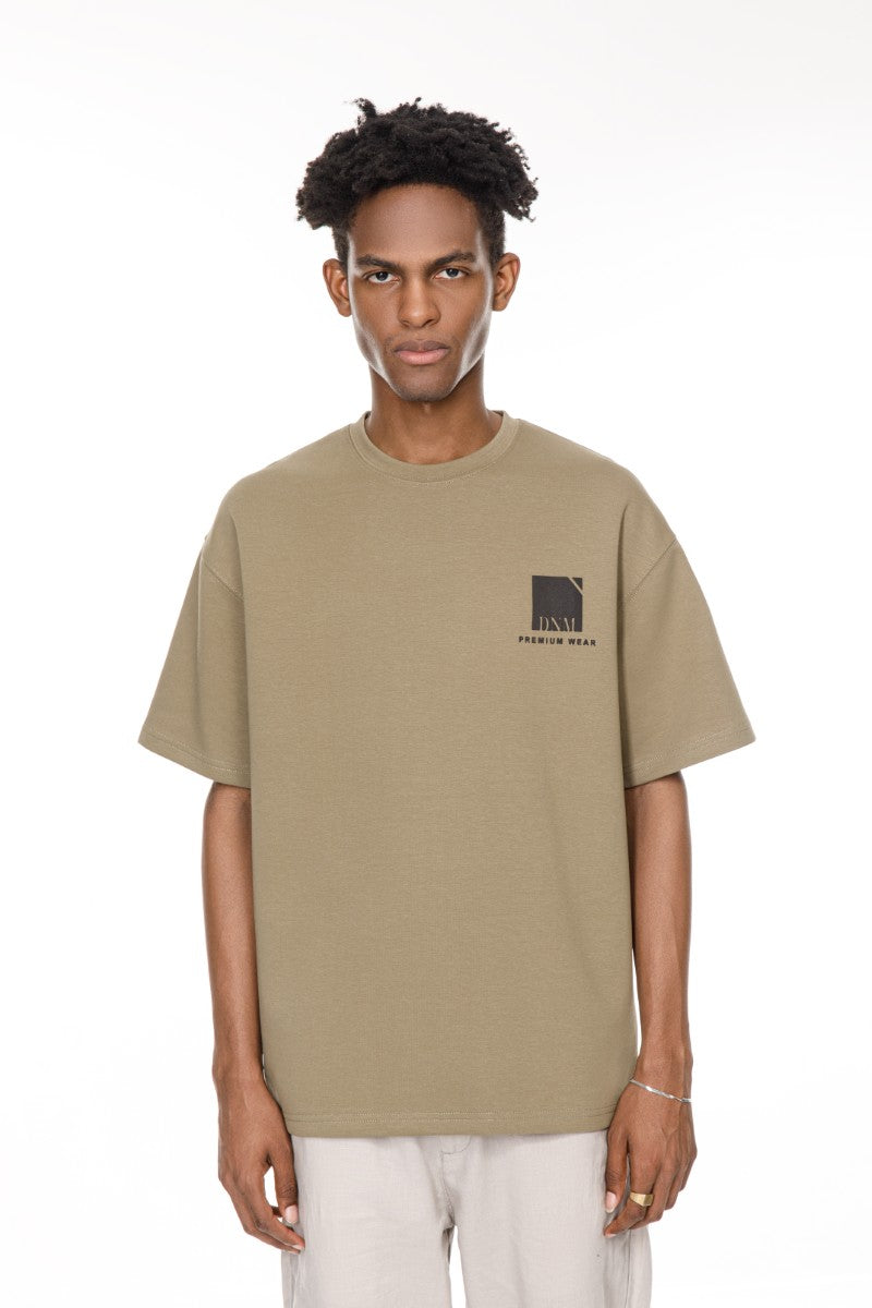DNM UNITED Army Green T-Shirt - oversized