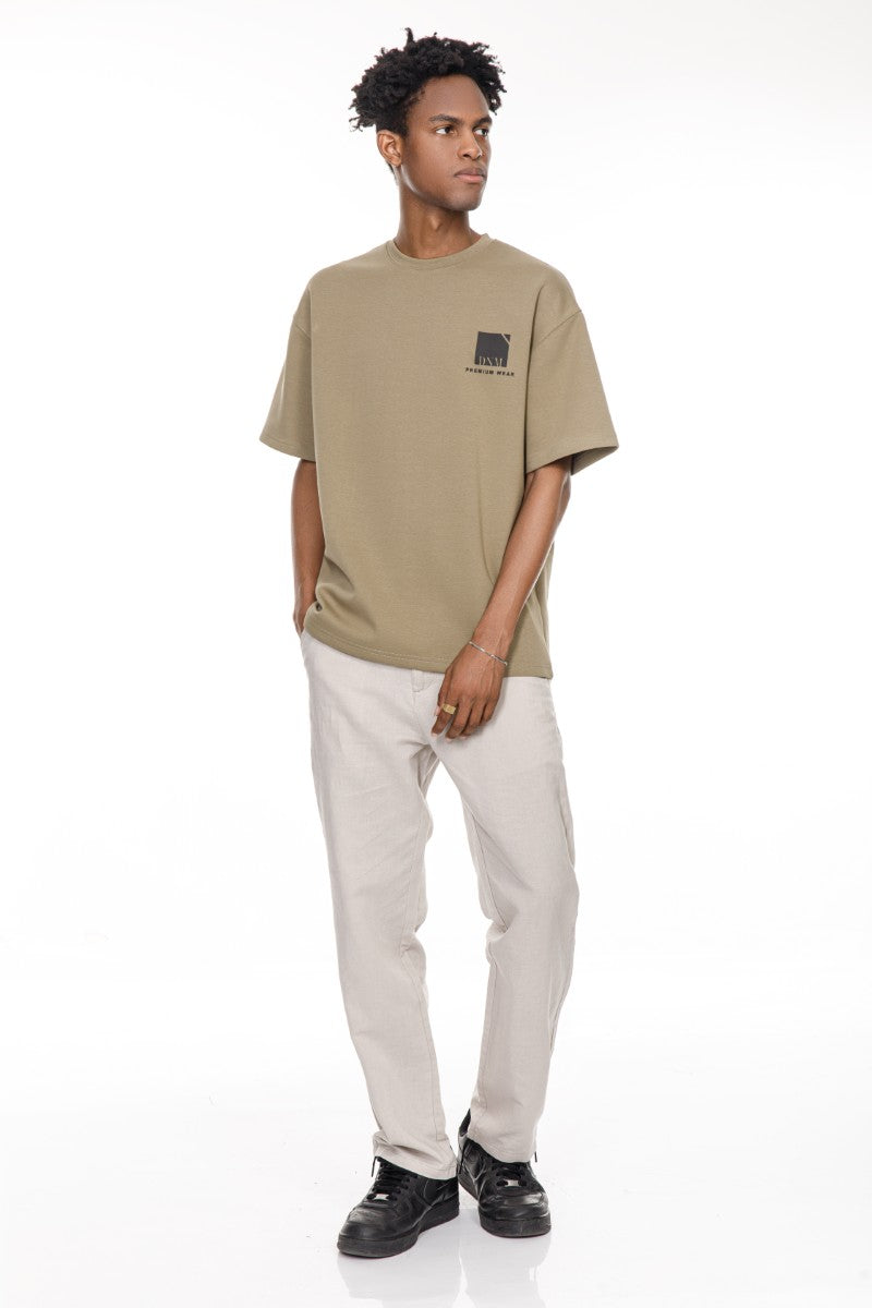 DNM UNITED Army Green T-Shirt - oversized