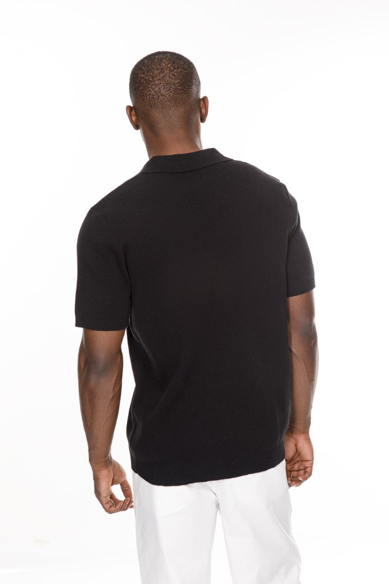 DNM UNITED Black T-Shirt – 100% Cotton - old money