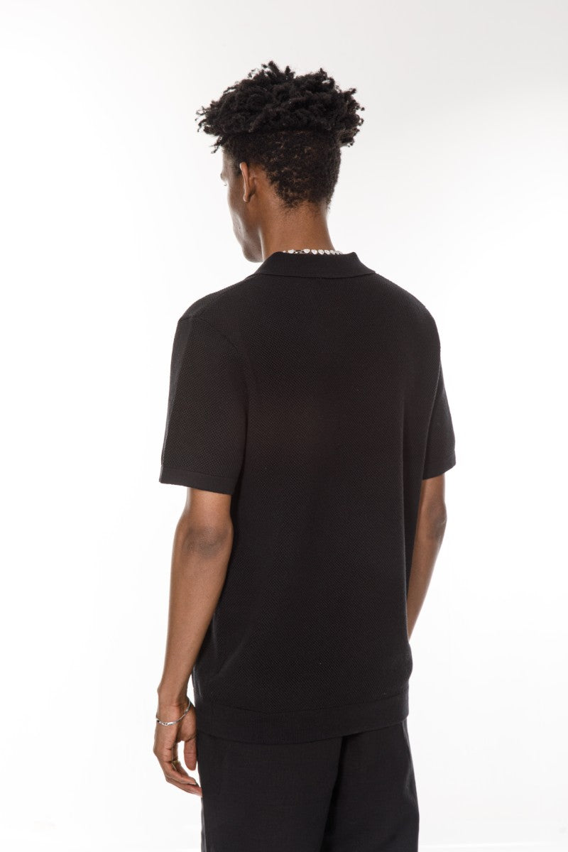 DNM UNITED Black T-Shirt – 100% Cotton - old money