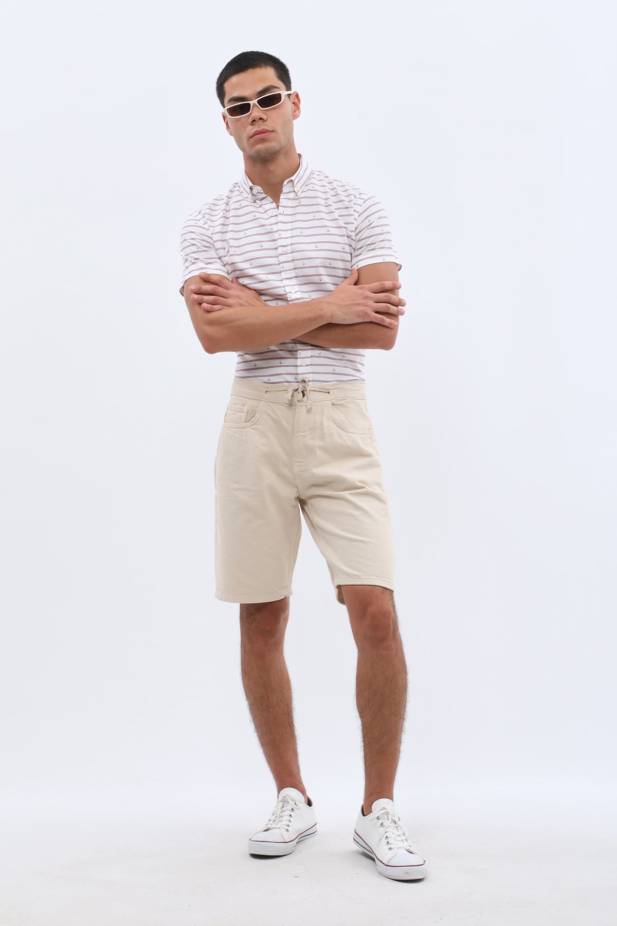 JEANSPRO 100% Cotton Shorts - Beige