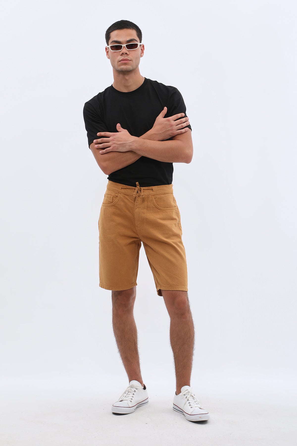 JEANSPRO 100% Cotton Shorts - Mustard