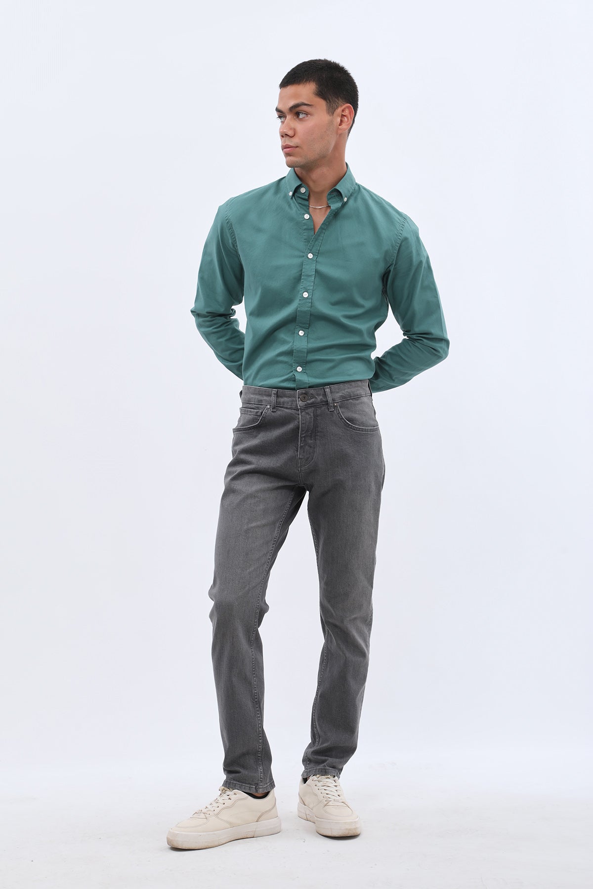 JEANSPRO Slim Fit Jeans - Light Gray