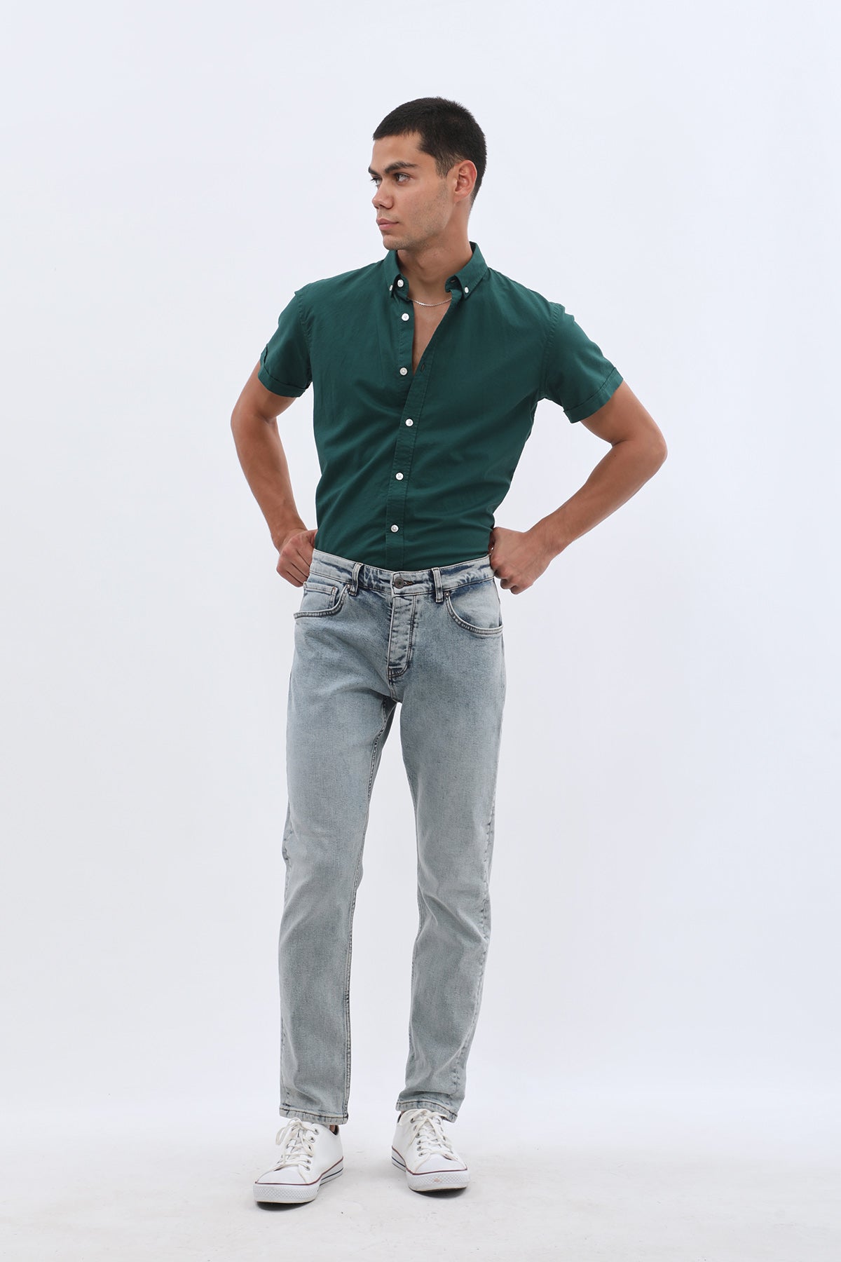 JEANSPRO Slim Fit Jeans - Light Blue Washed