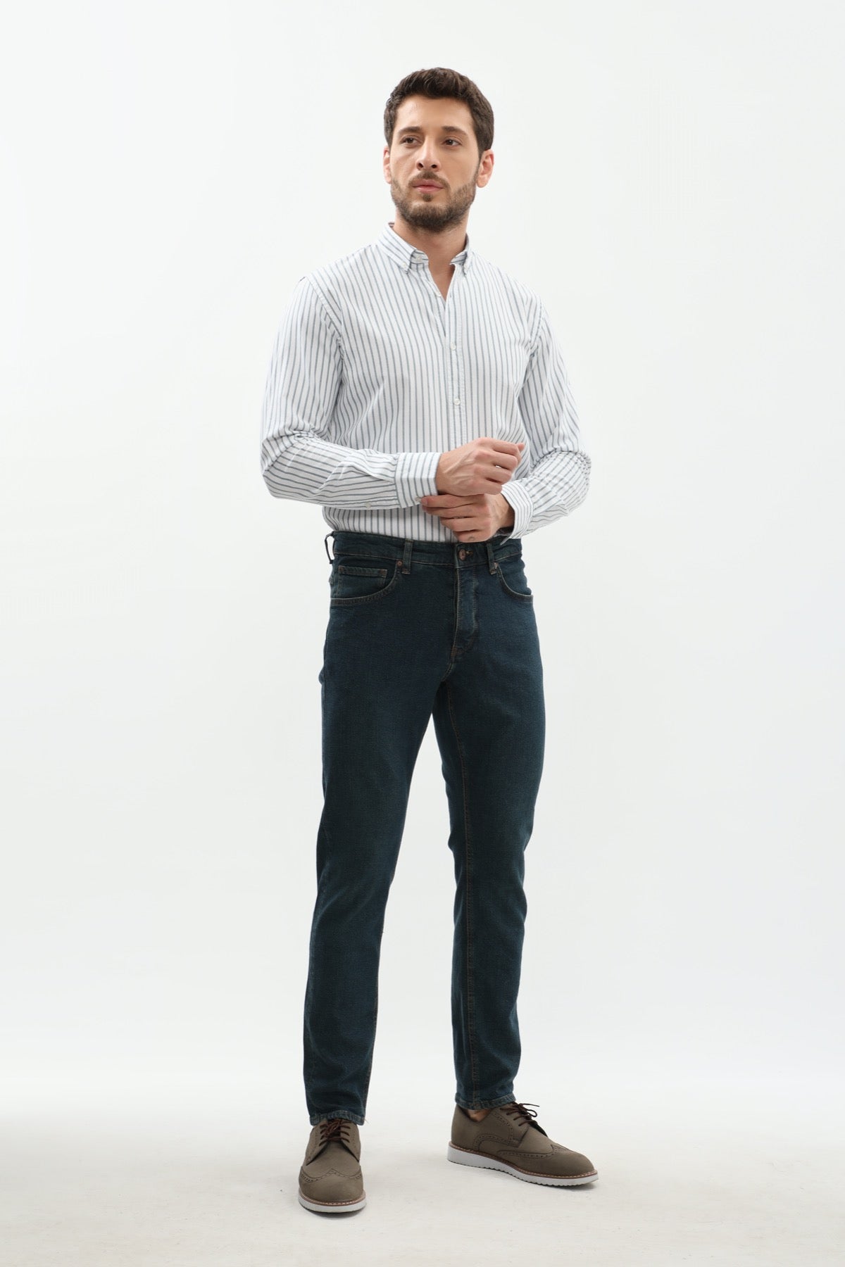 DNM UNITED Slim Fit Jeans -  Navy Blue