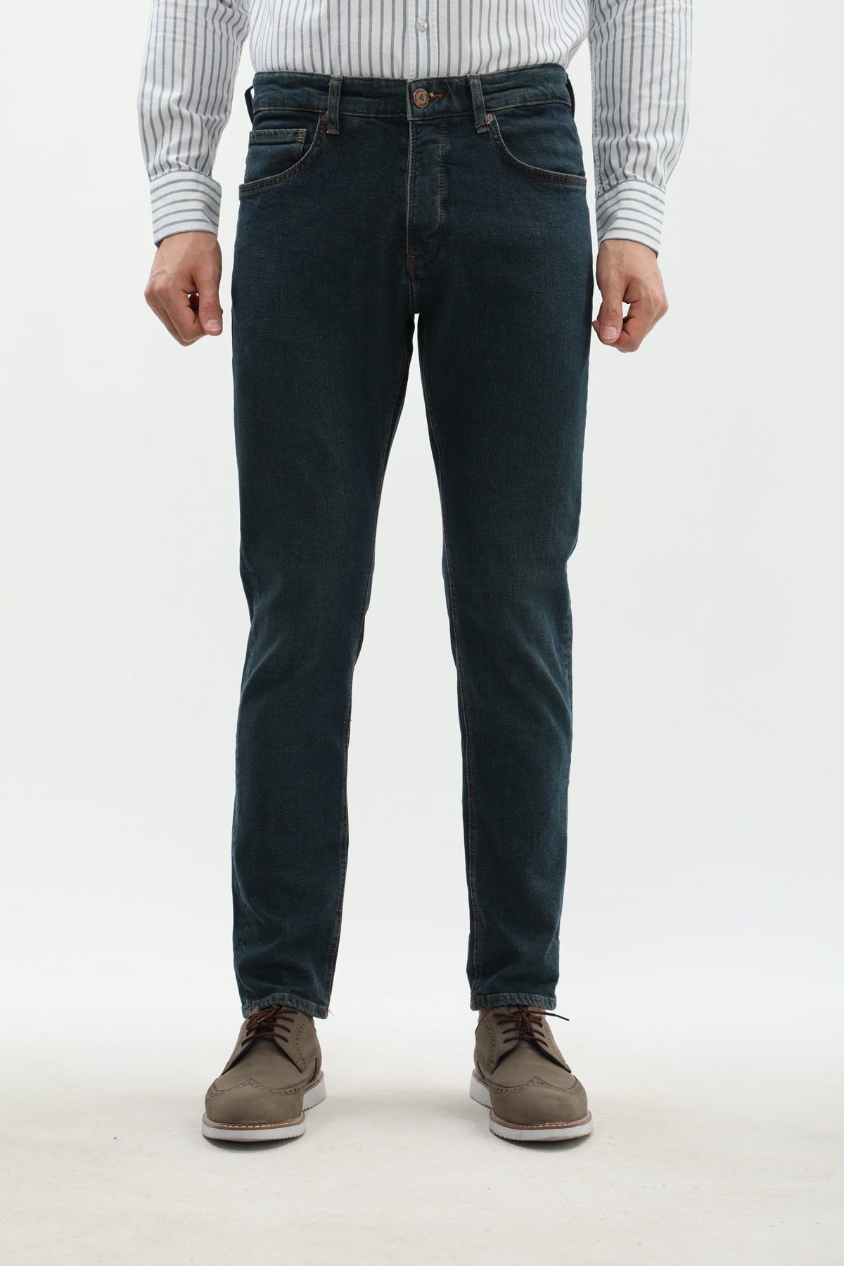 DNM UNITED Slim Fit Jeans -  Navy Blue