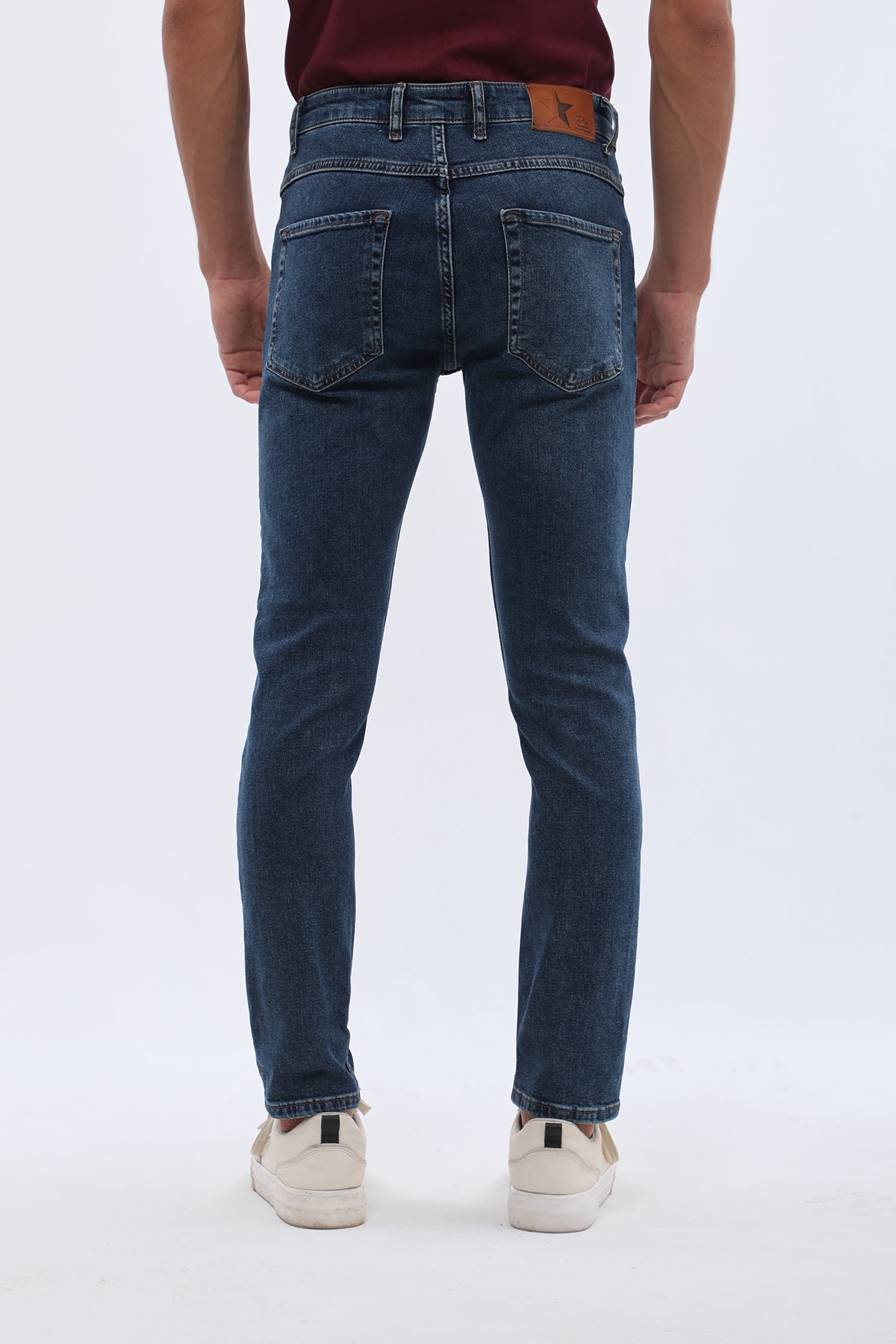 جينز Slim Fit من JEANSPRO - لون أزرق ليلي داكن