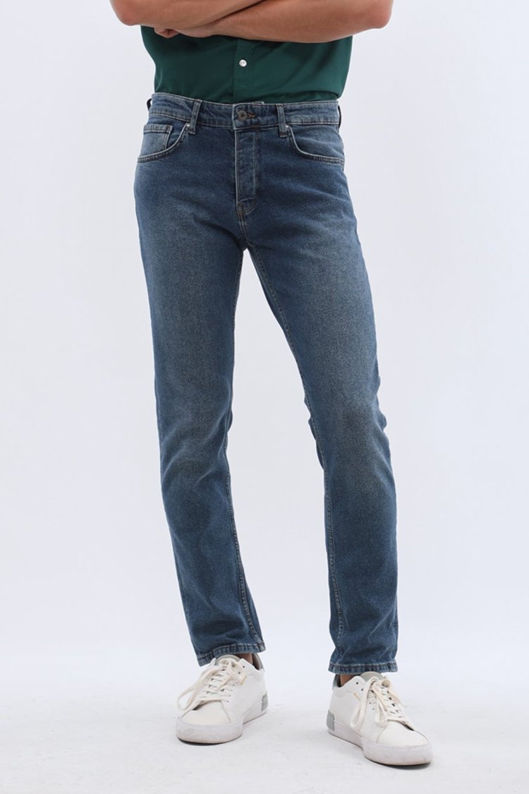 JEANSPRO Slim Fit Jeans - Stonewashed Denim Blue