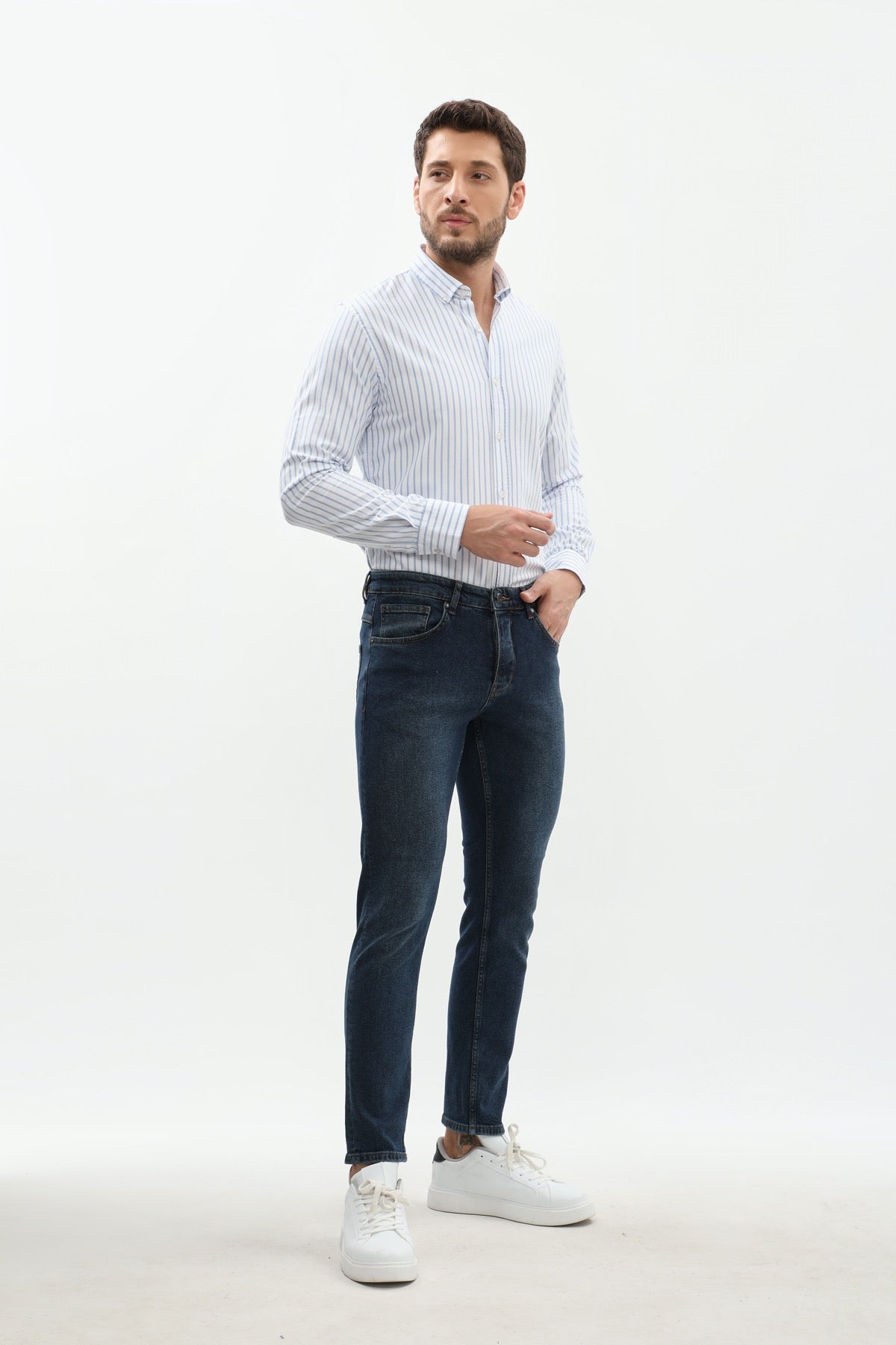 JEANSPRO Slim Fit Jeans - Washed Blue