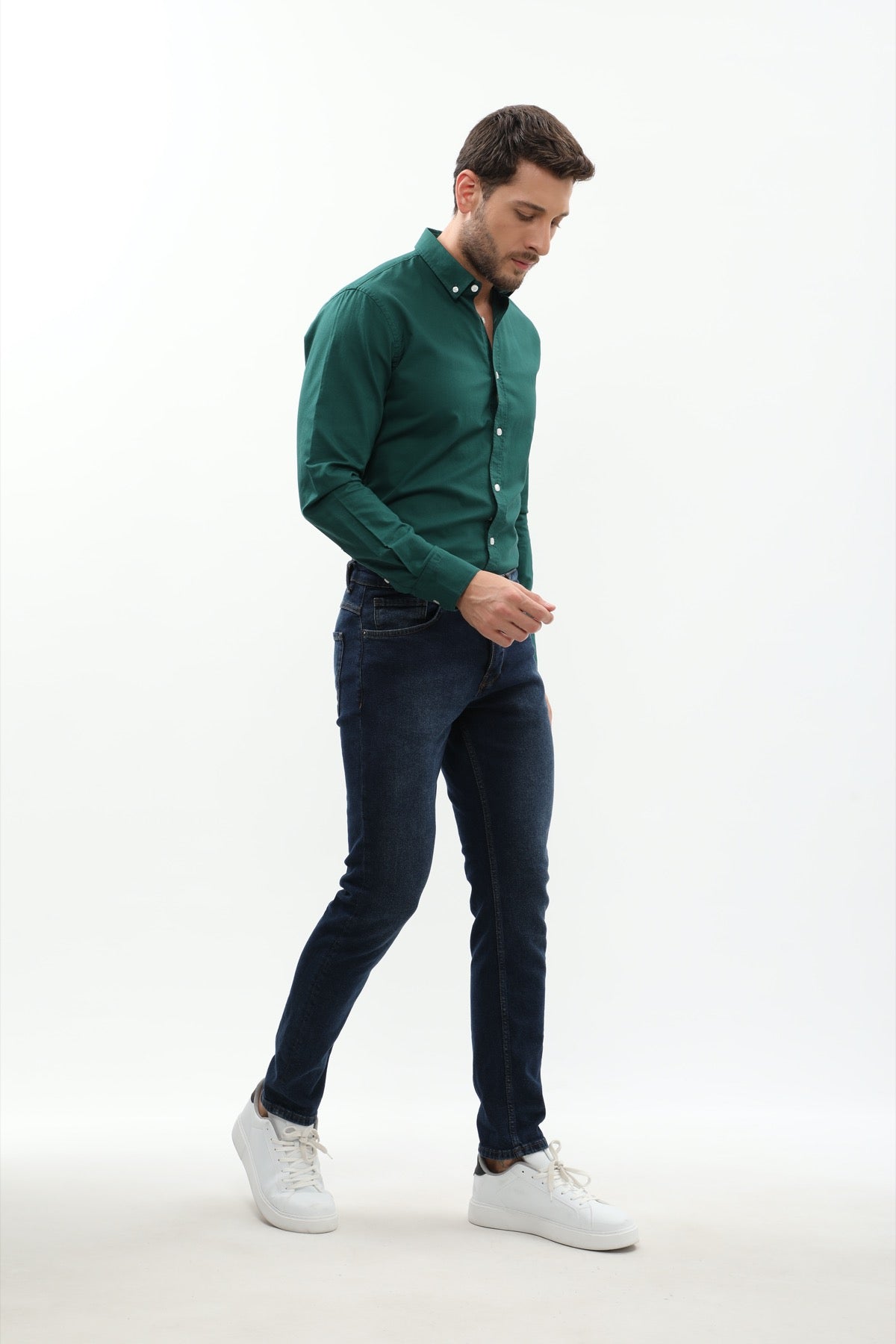 جينز Slim Fit من JEANSPRO - لون كحلي