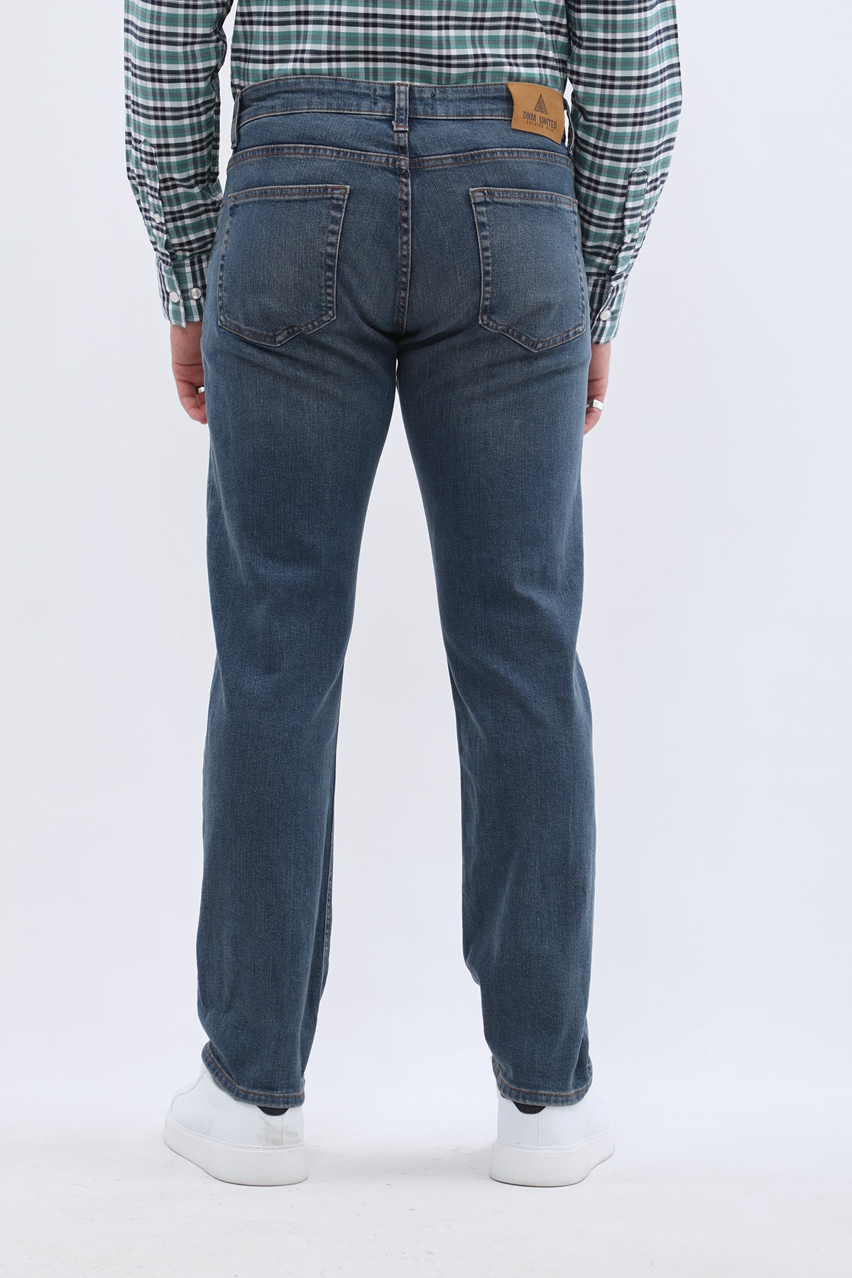 DNM UNITED Comfort Fit Jeans - Stonewashed Denim Blue