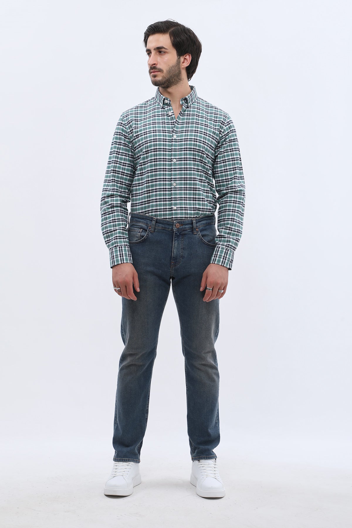 DNM UNITED Comfort Fit Jeans - Stonewashed Denim Blue