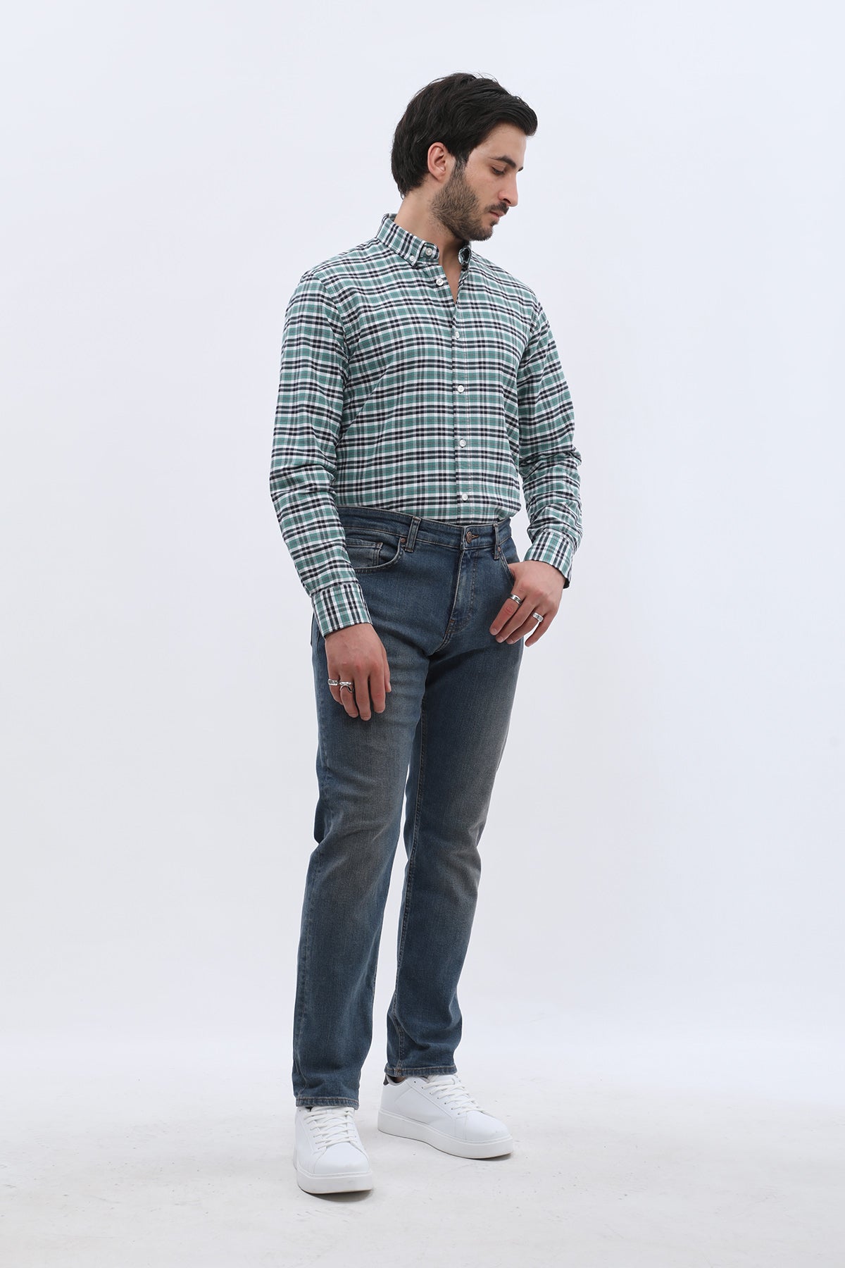 DNM UNITED Comfort Fit Jeans - Stonewashed Denim Blue