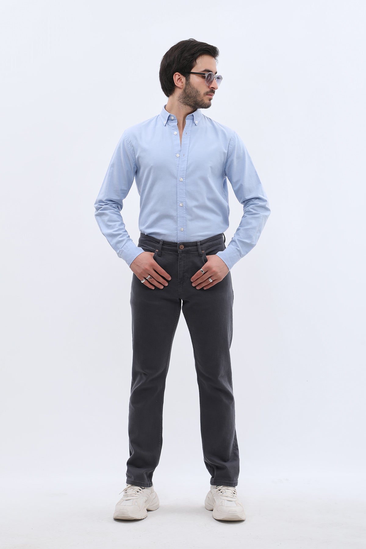 DNM UNITED Comfort Fit Jeans - Dark Gray