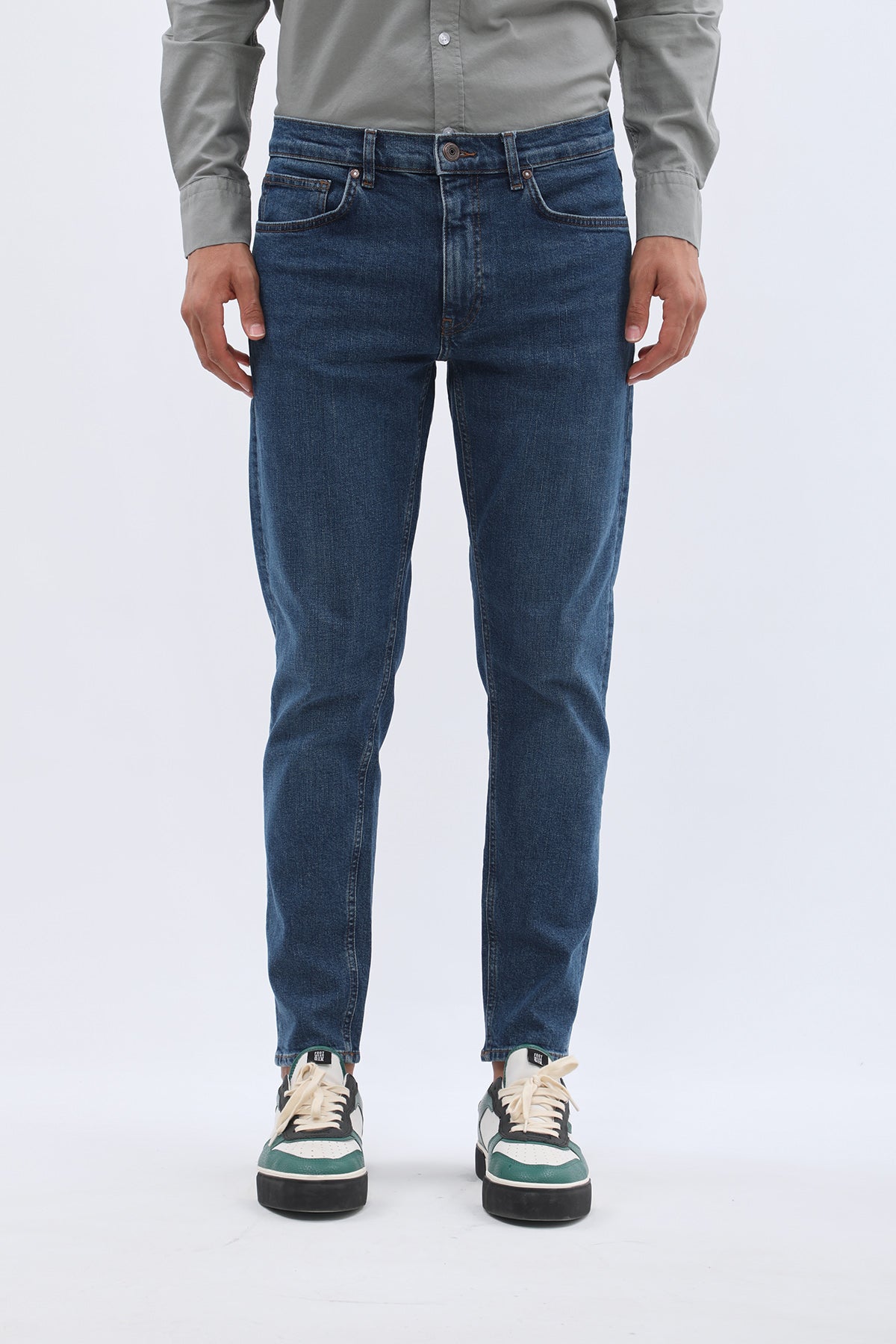 JEANSPRO Boyfriend Slim Fit Jeans - Vintage Blue