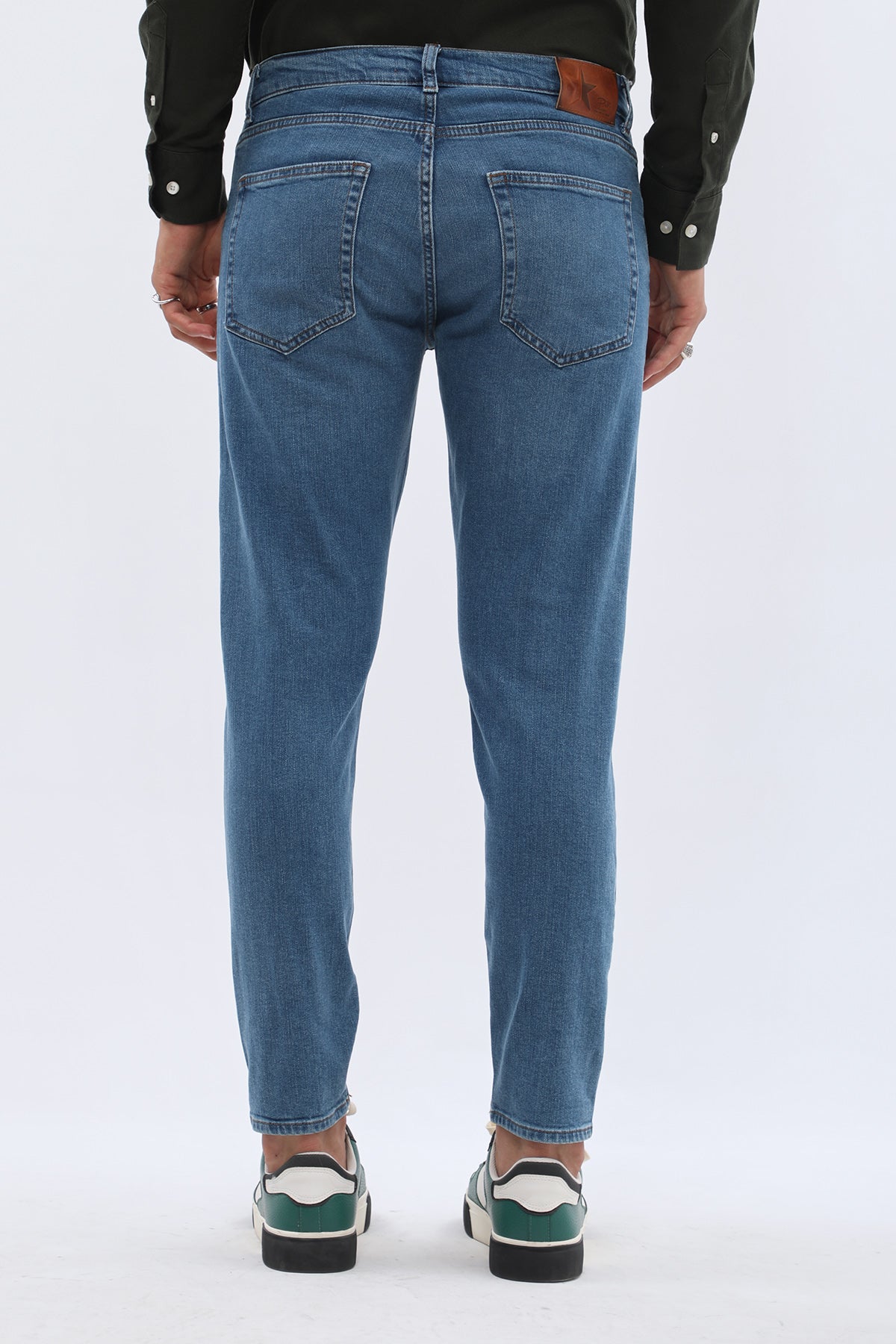 JEANSPRO Boyfriend Slim Fit Jeans - Soft Blue