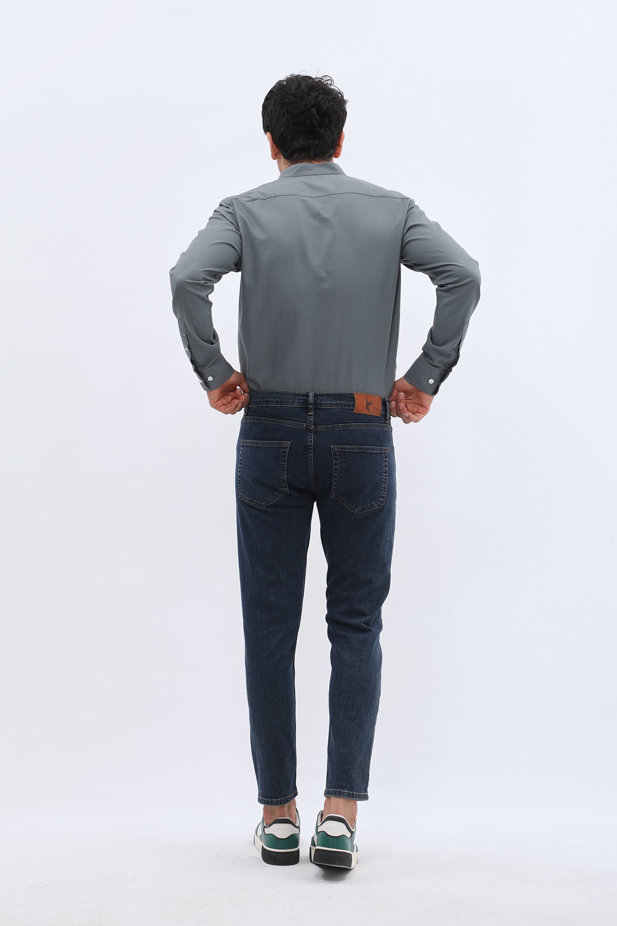 JEANSPRO Boyfriend Slim Fit Jeans - Charcoal Blue