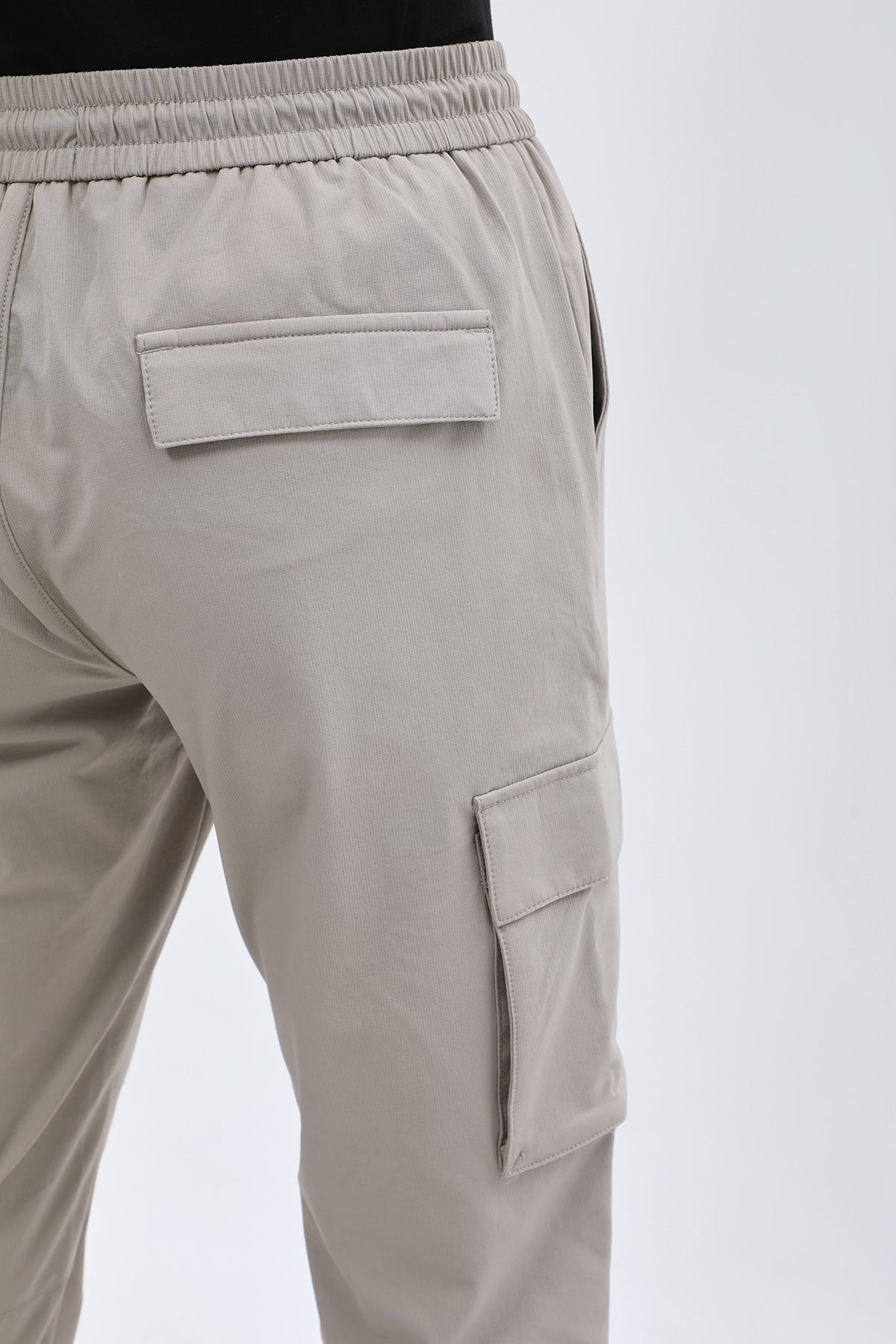 JEANSPRO Stretch-Blend Cargo Pants - Stone