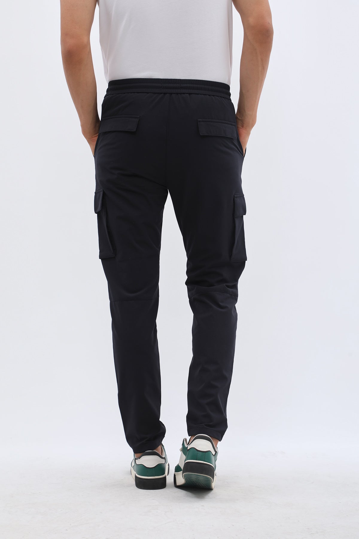JEANSPRO Stretch-Blend Cargo Pants - Navy
