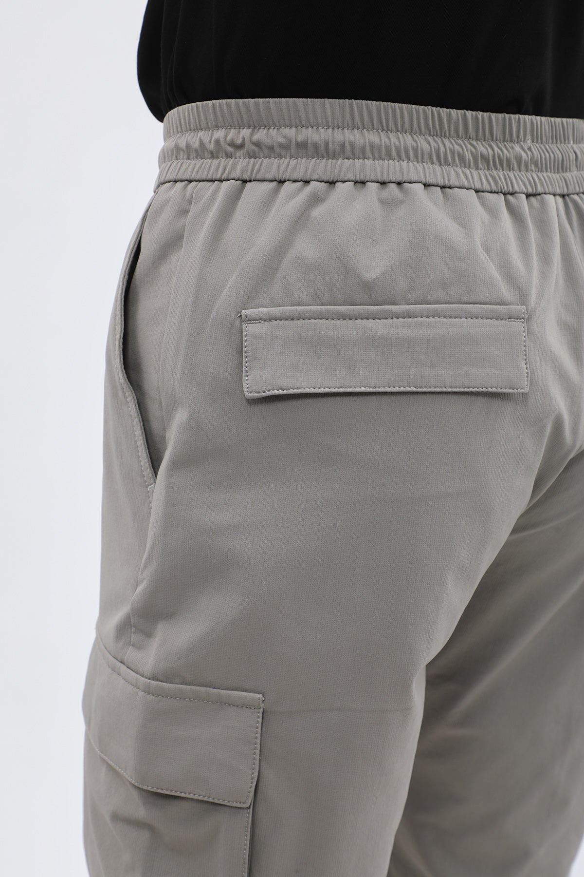 JEANSPRO Stretch-Blend Cargo Pants - Grey