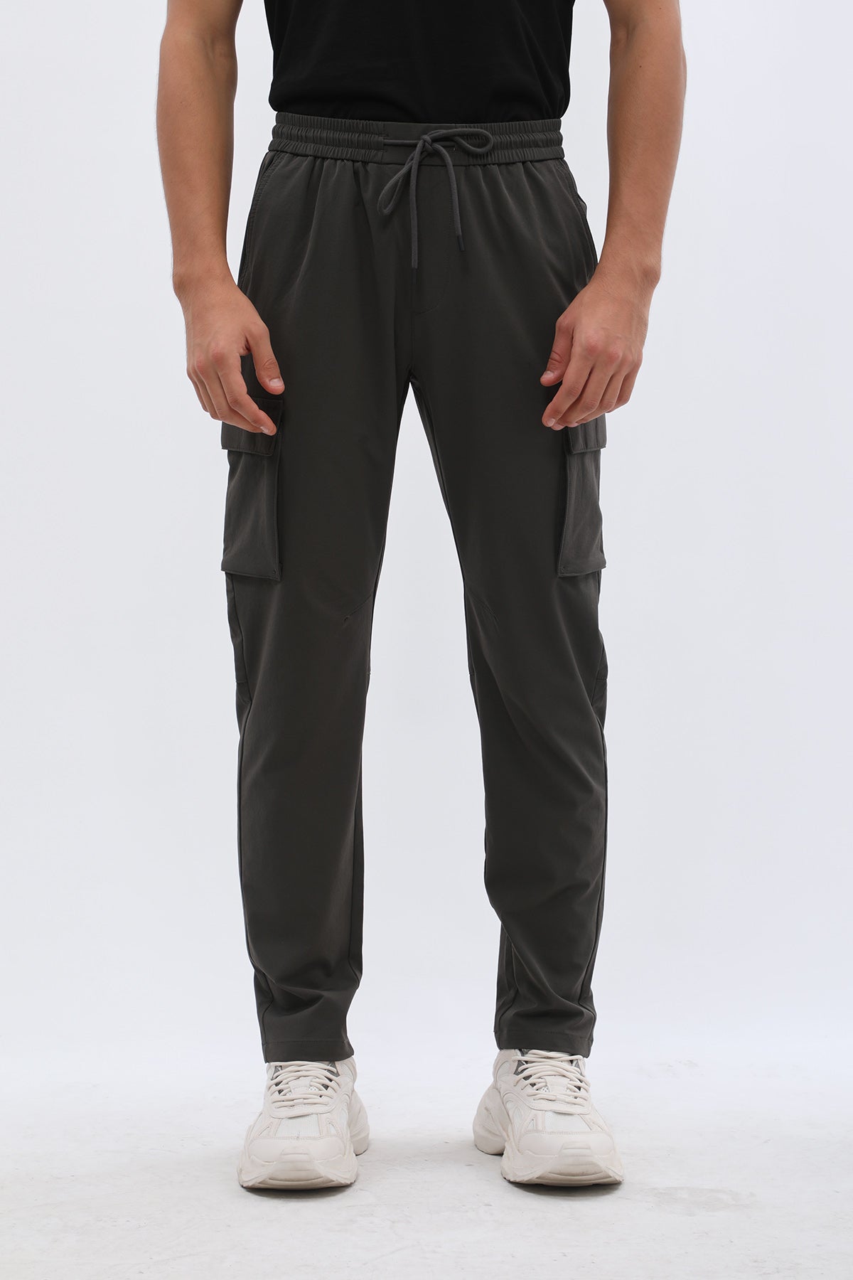JEANSPRO Stretch-Blend Cargo Pants - Green