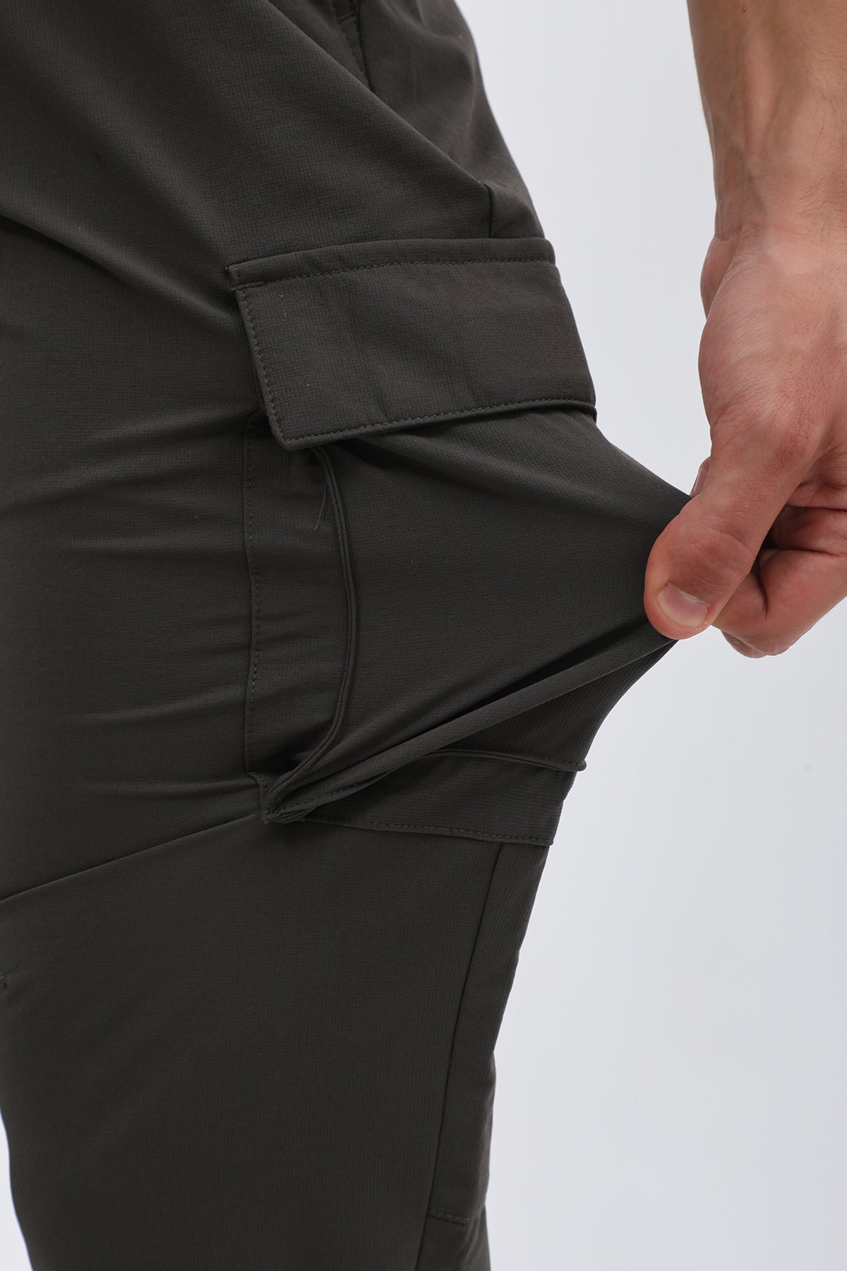 JEANSPRO Stretch-Blend Cargo Pants - Green
