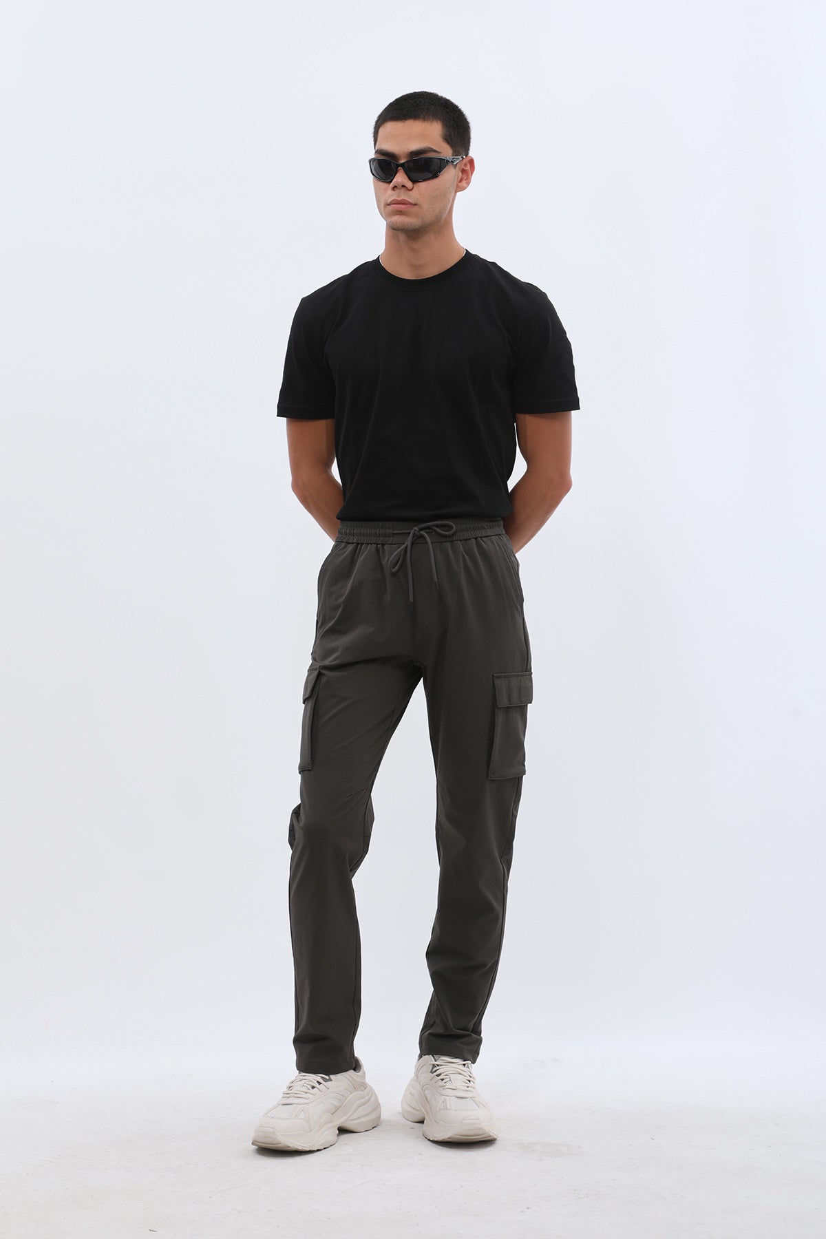 JEANSPRO Stretch-Blend Cargo Pants - Green