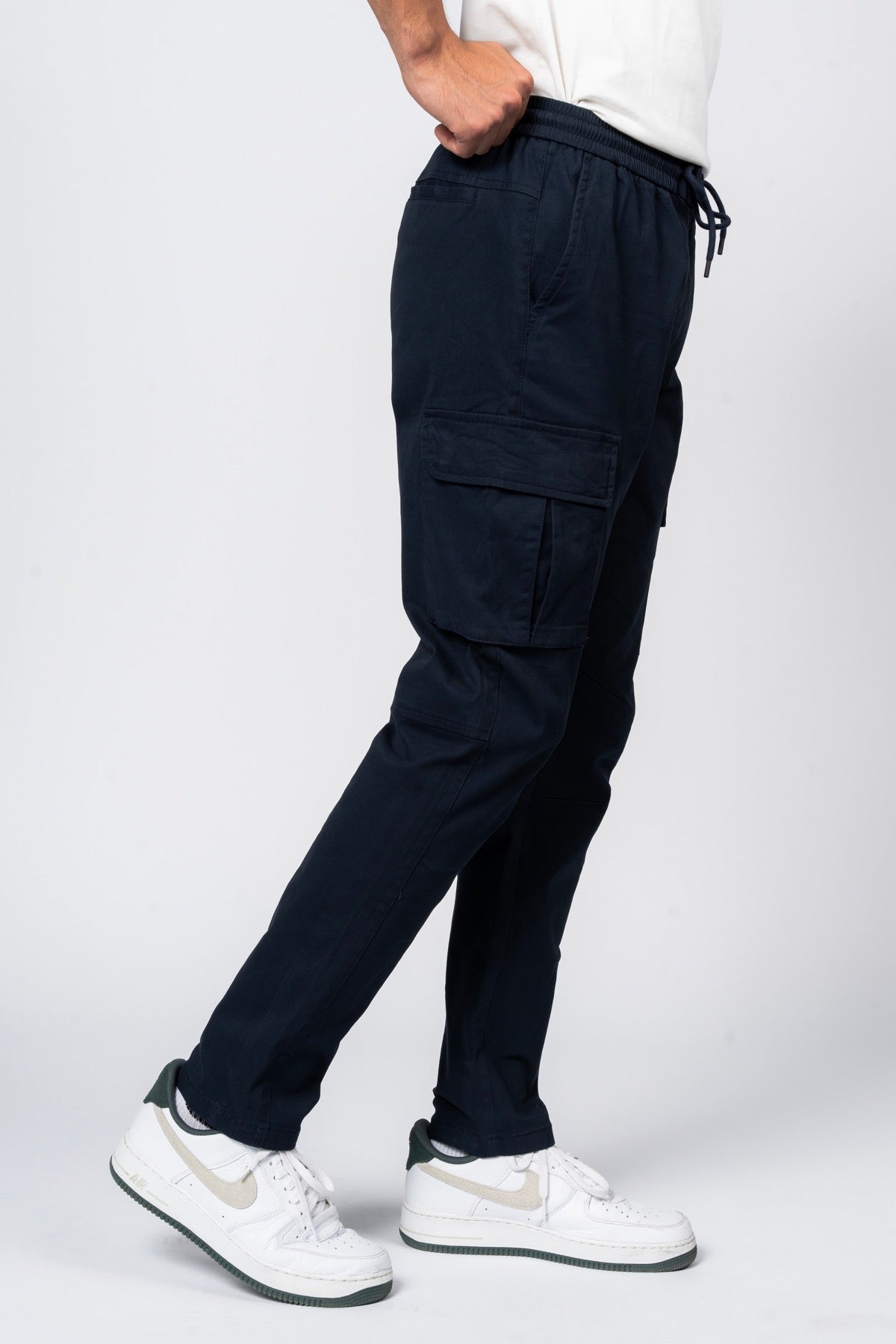 JEANSPRO Classic Cotton Cargo Pants - Navy