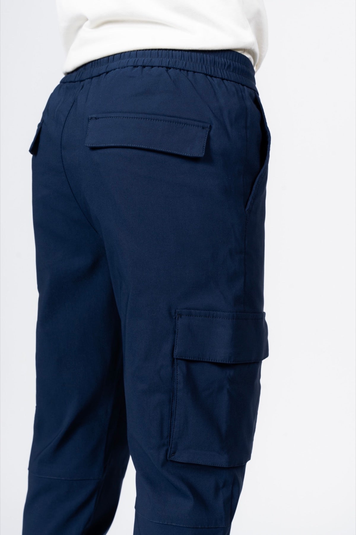 بنطلون كارجو بتصميم مرن من JEANSPRO - لون كحلي
