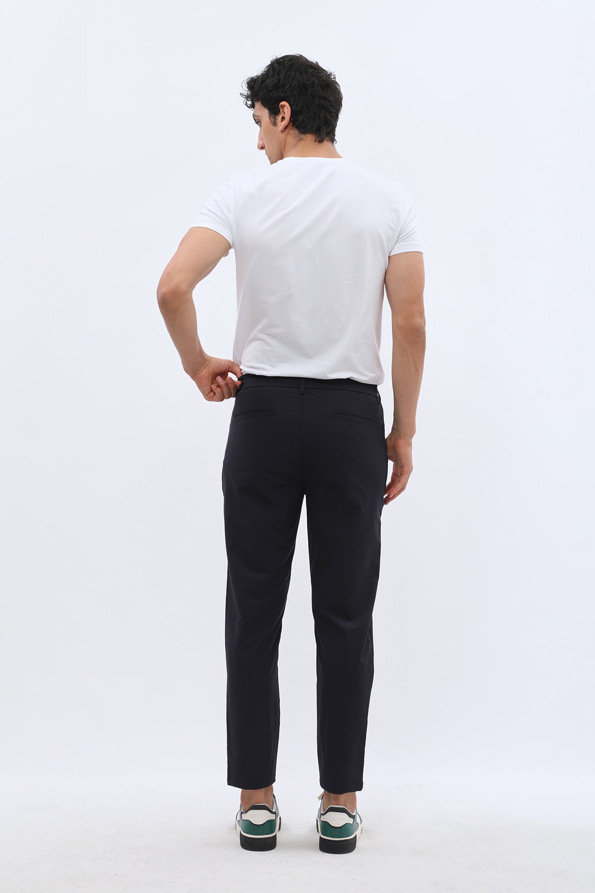 JEANSPRO Technical Stretch-Blend Pants with Zip Pocket - Navy
