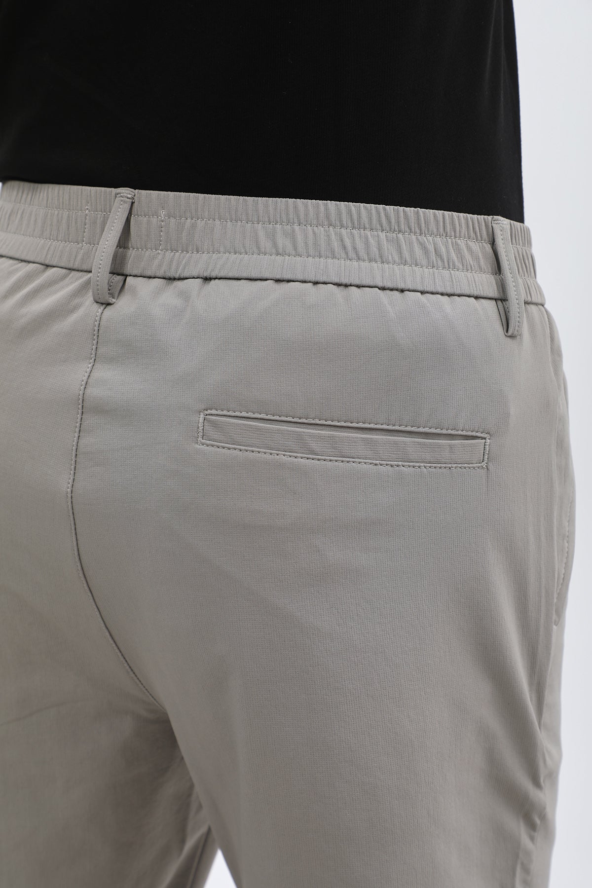 JEANSPRO Technical Stretch-Blend Pants with Zip Pocket - Grey