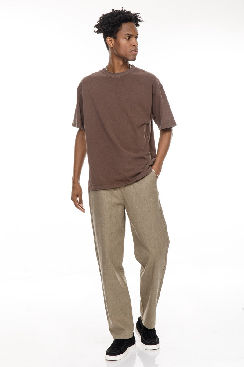JEANS PRO light Green Loose Fit Pants