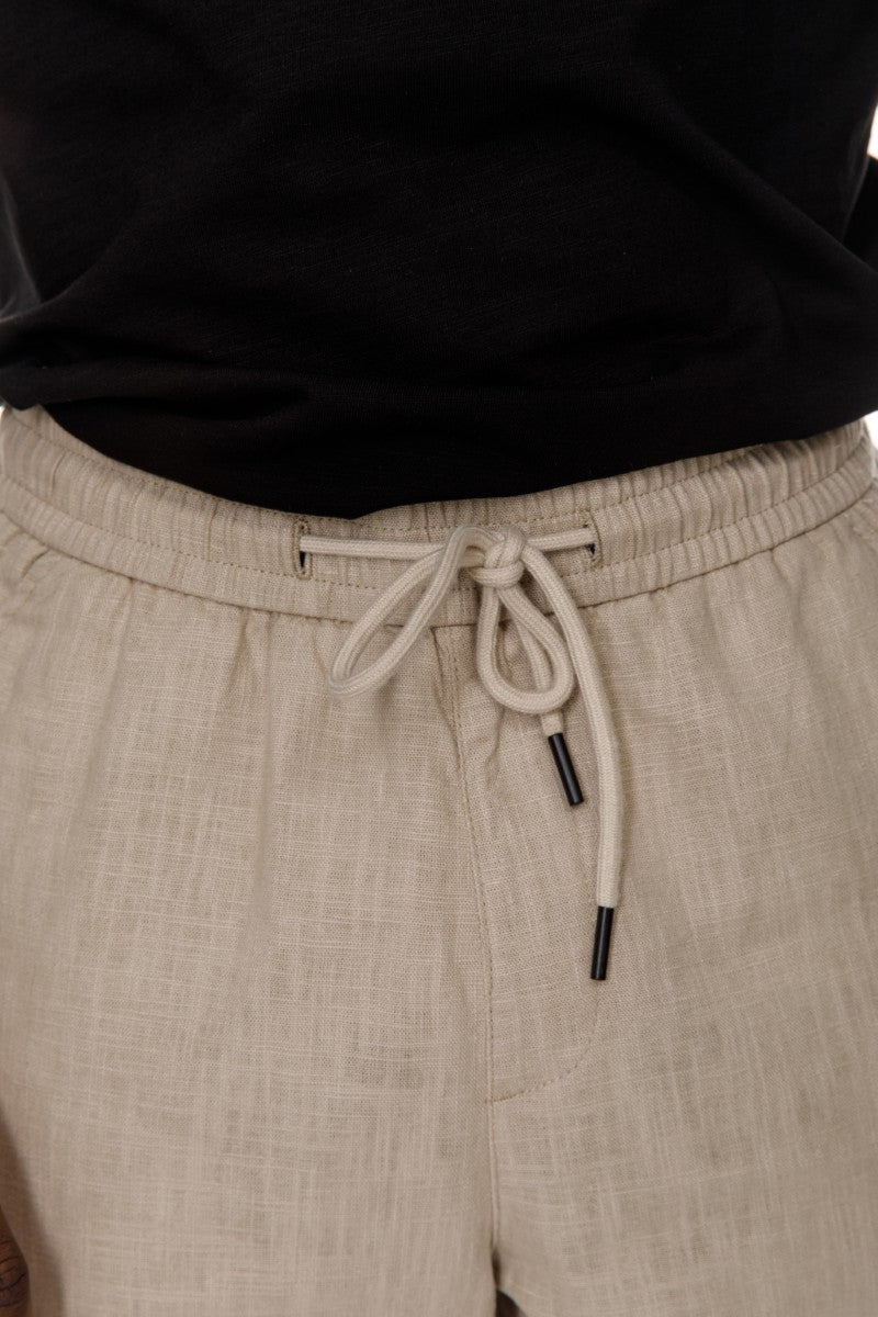 JEANS PRO light Beige Loose Fit Pants